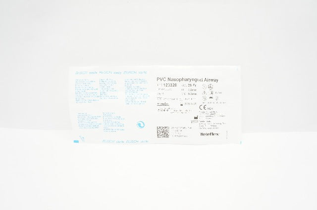Teleflex 123328 Rusch PVC Nasopharyngeal Airway 28 Fr. x 7.0mm ID x 9.3mm OD