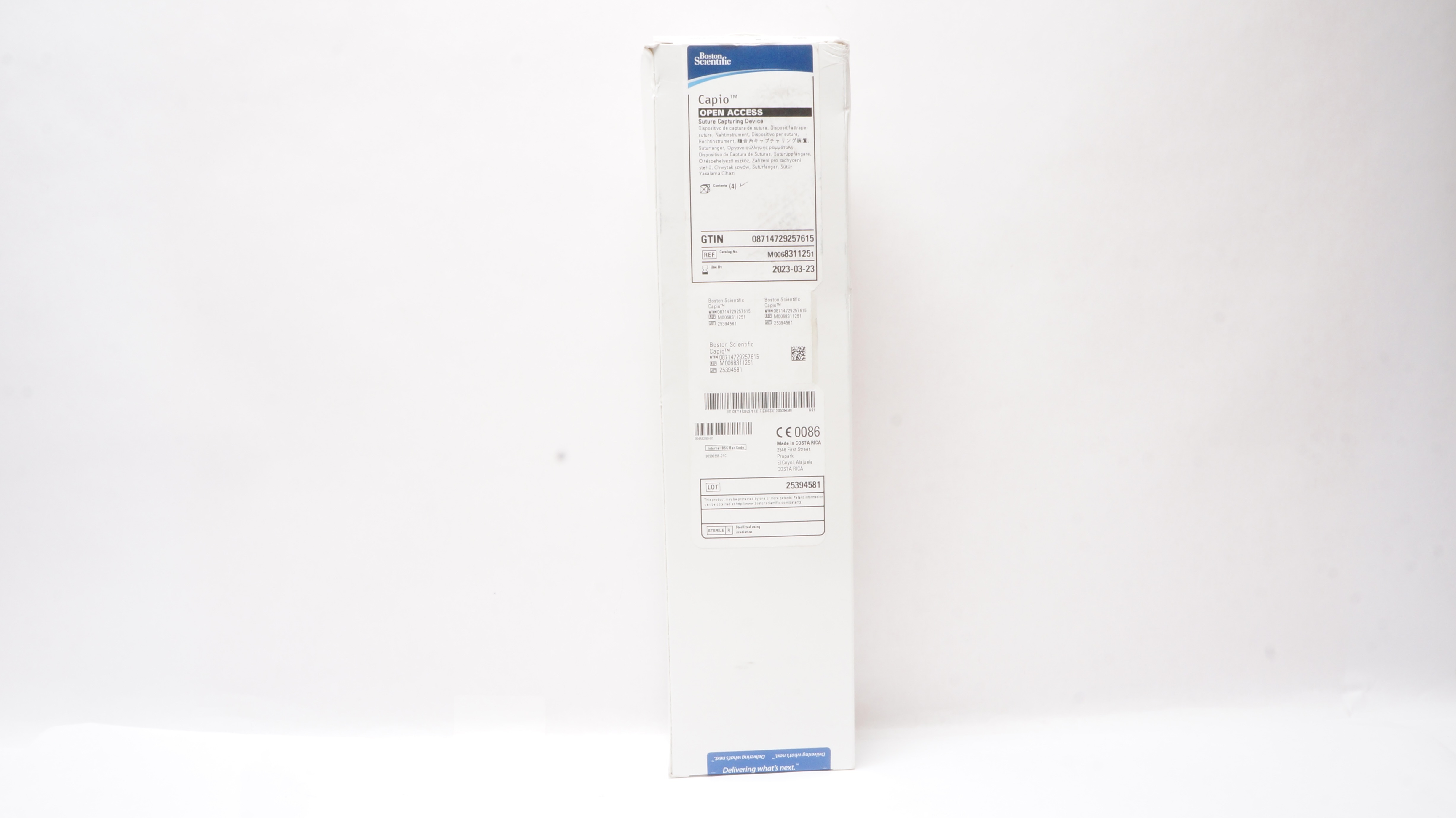 Boston Scientific 831125 Capio Open Access Stre. Capturing Device (x) - Box of 4