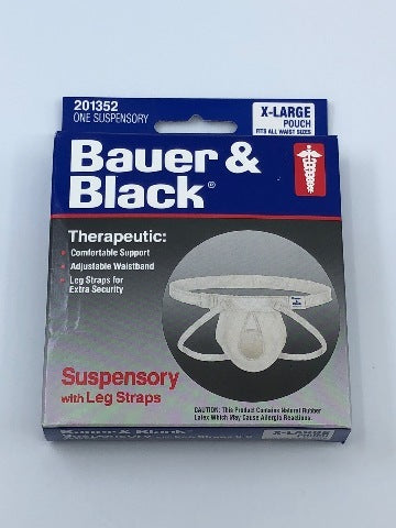 Becton Dickinson 201352 Bauer & Black Suspensory with Leg Straps X-Large
