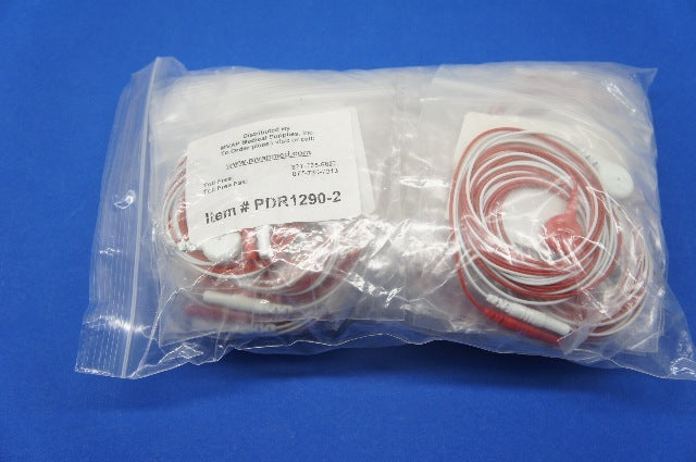 MVAP Medical PDR1290-2 Ultra-Thin Reusable Lead Wires ~ Bags of 20