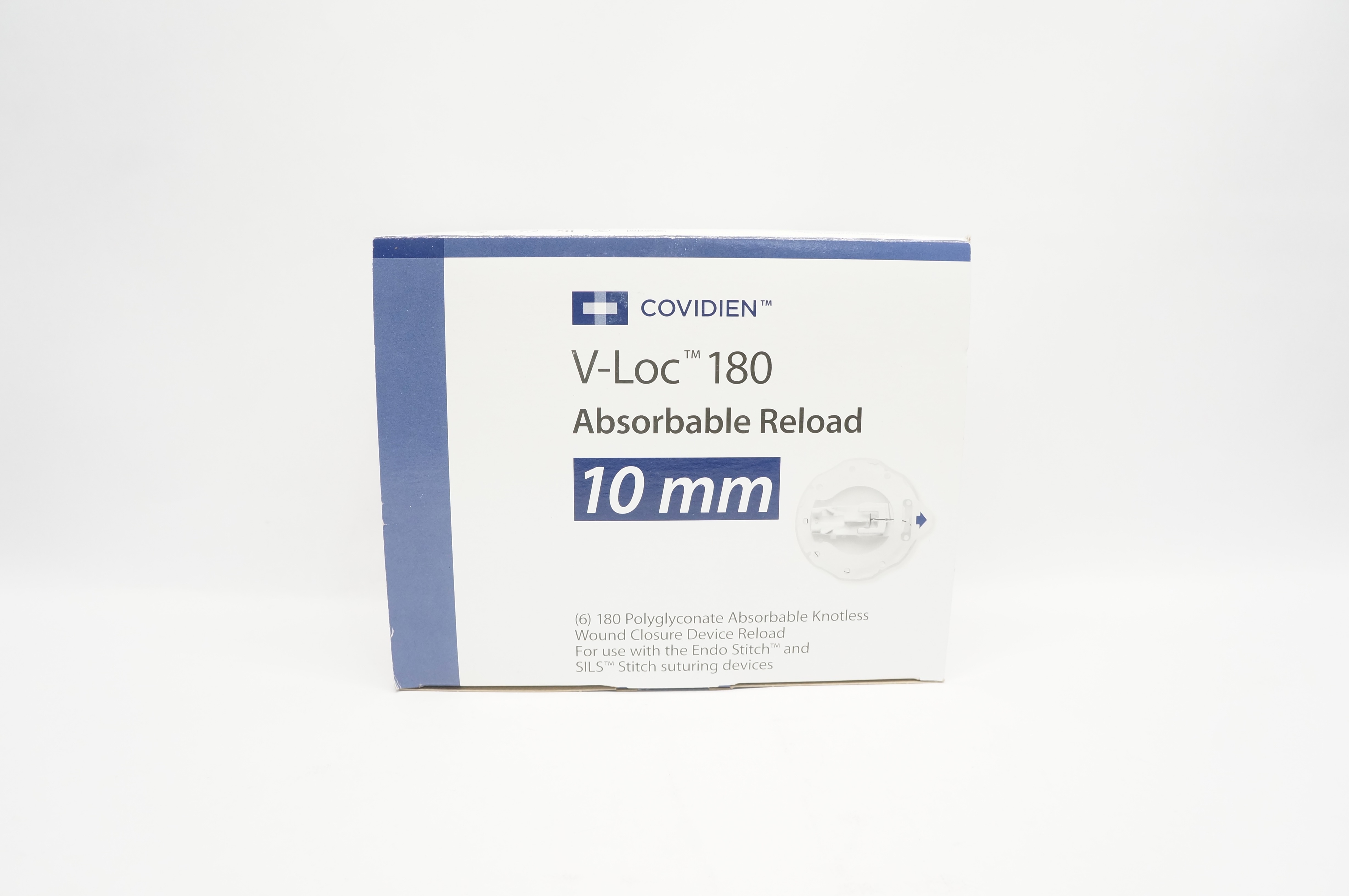 Covidien VLOCA208L 2-0 V-Loc 180 Absorbable Reload ES-9 9mm 8inch (x) - Box of 6