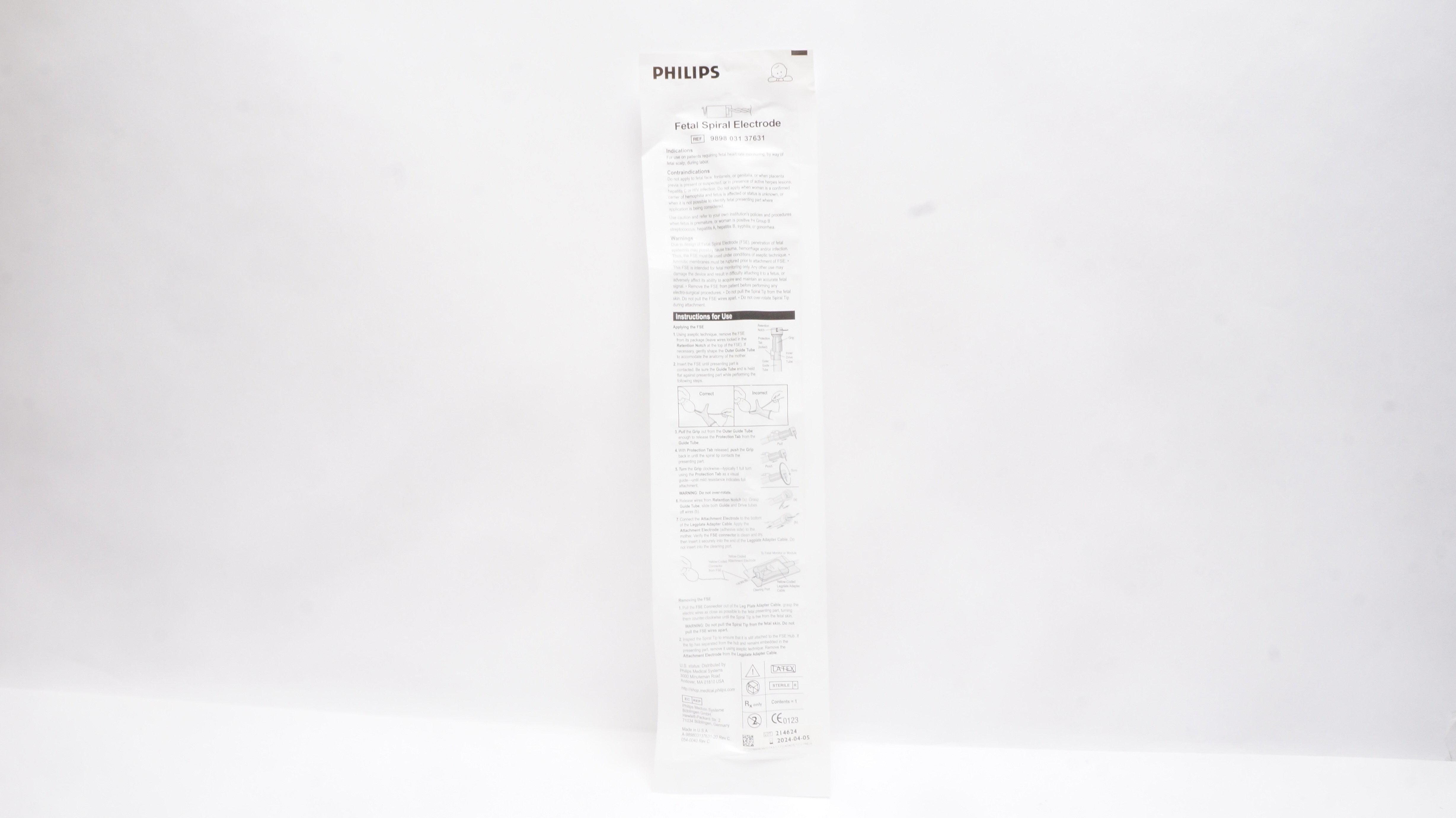 Philips 989803137631 Fetal Spiral Electrode