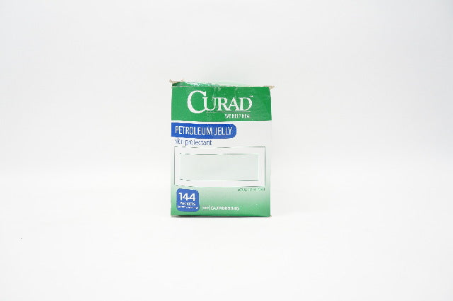 Medline CUR005345 Curad Petroleum Jelly Skin Protectant 0.18 oz - Box of 70
