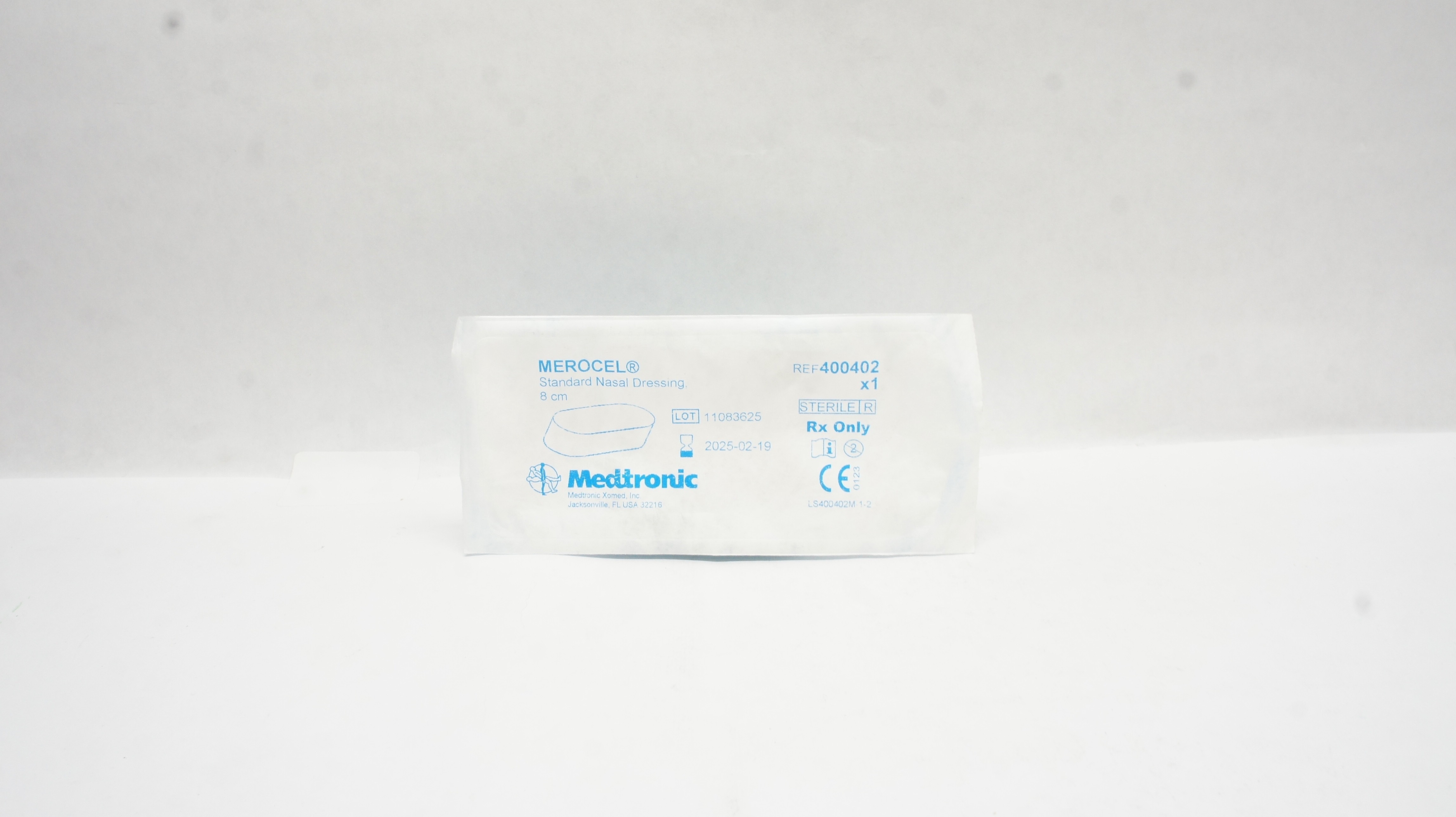 Medtronic 400402 MEROCEL Standard Nasal Dressing, 8cm