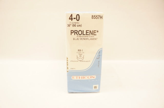 Ethicon 8557H PROLENE RB-1 Blue Monofilament 36inch (x) - Box of 36