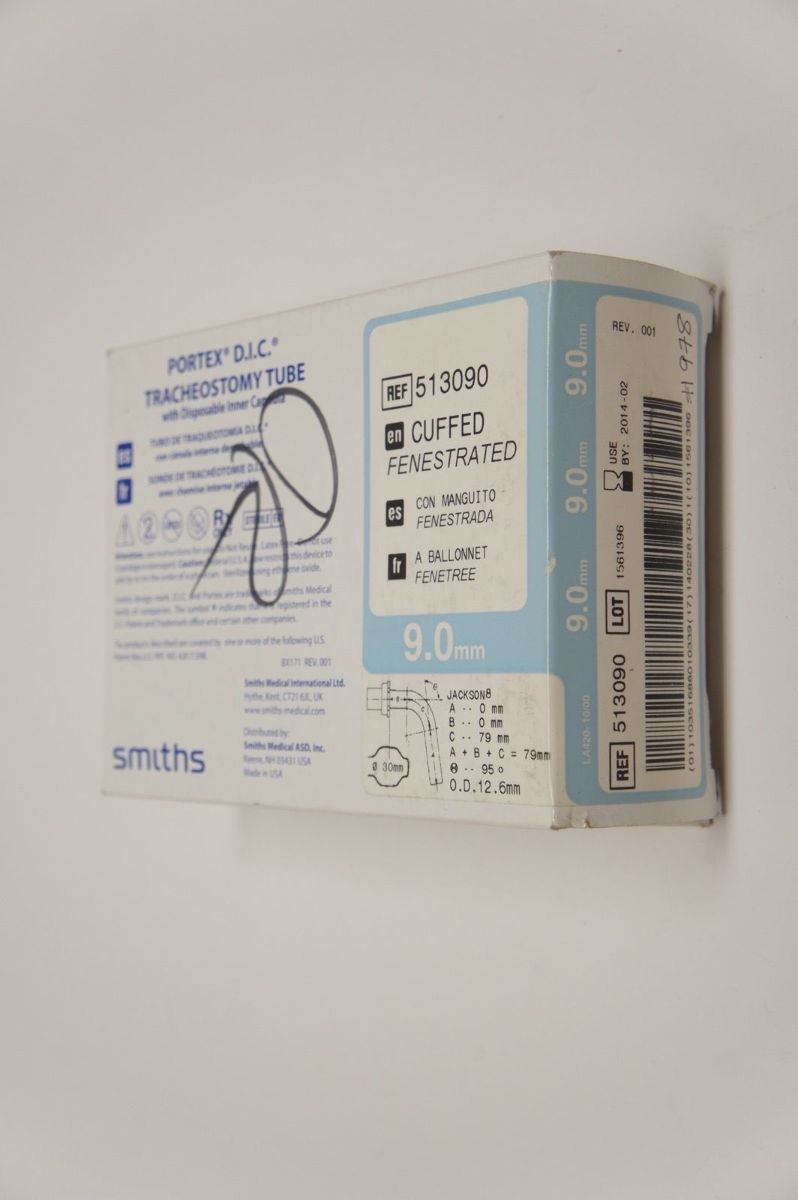 513090 ~ Smiths Trach Tube 9.0mm (x)