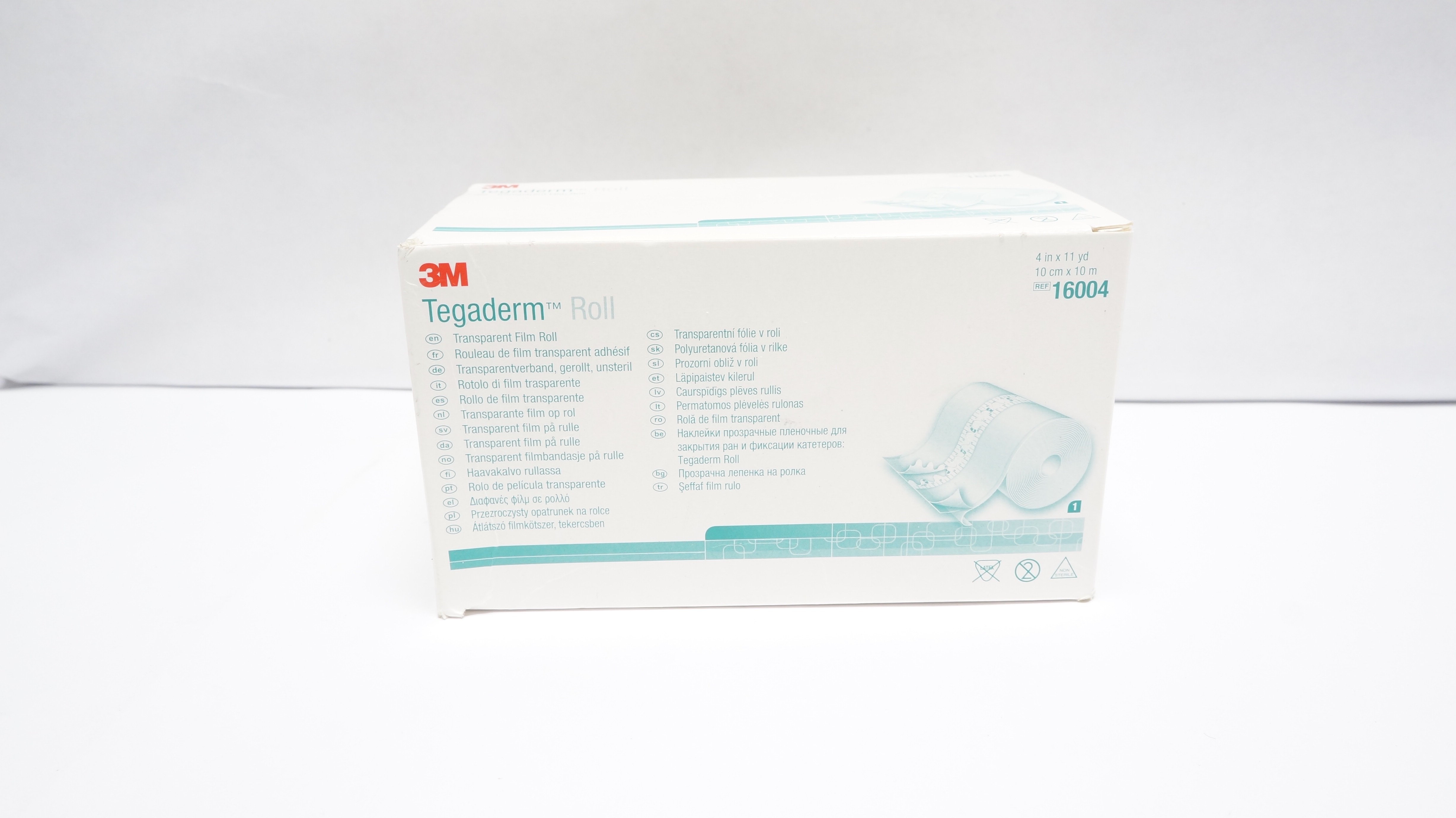 3M 16004 Tegaderm Transparent Film Roll  4inch x 11yd (x)