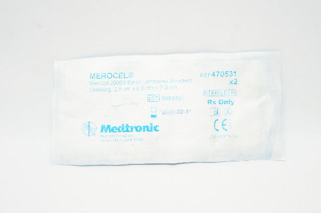 Medtronic 470531 MEROCEL Laminated Sinustent Dressing 2.5x0.6x2.0cm (x) -Packof2