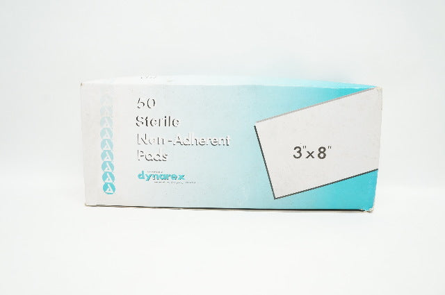 Dynarex 3438 Non Adherent Pads 3inch x 8inch - Box of 50