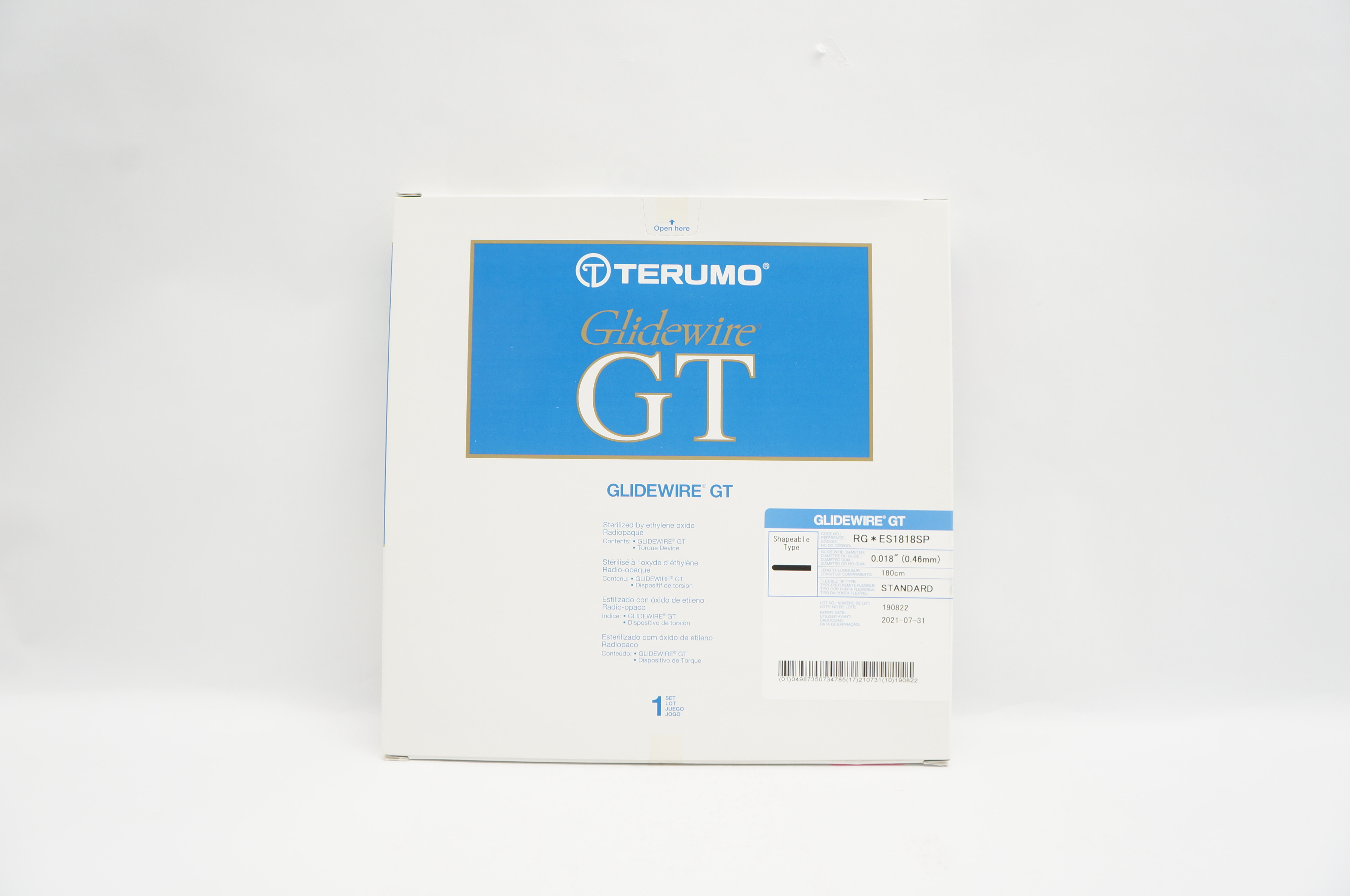 Terumo RG*ES1818SP Glidewire GT Standard 180cm x 0.018inch (x)