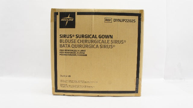Medline DYNJP2202S Sirus Surgical Gown XL - Box of 20