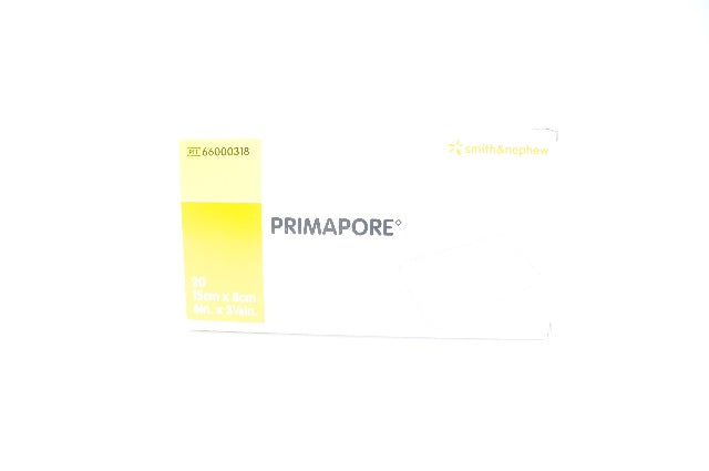 Smith&Nephew 66000318 PRIMAPORE Non-Woven Adhesive Wound 6 x 3-1/8in - Box of 20