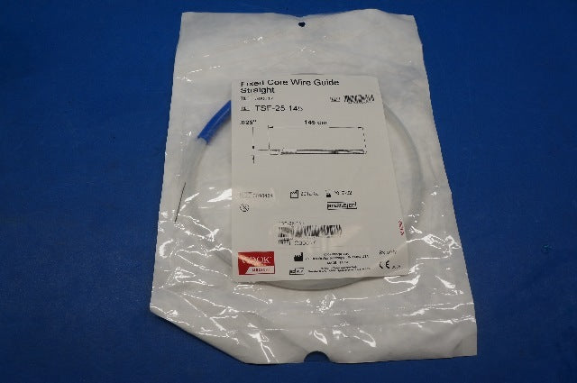 Cook Medical G00617 Fixed Core Wire Guide Straight 0.025
