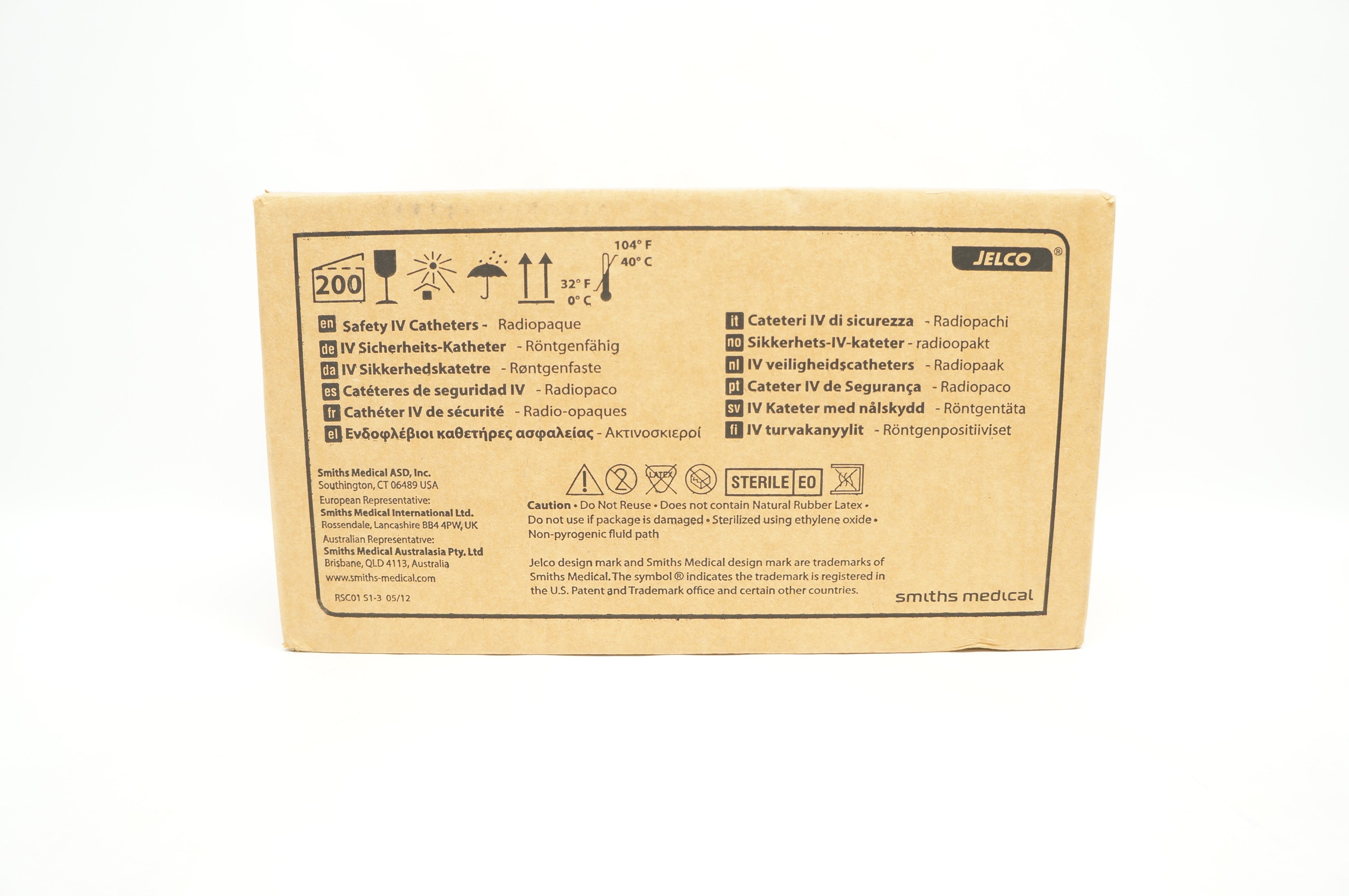 Smith Medical 3358 Acuvance Plus 14G x 2inch 2.2mmx52 mm 314mL/min(x)-Box of 200