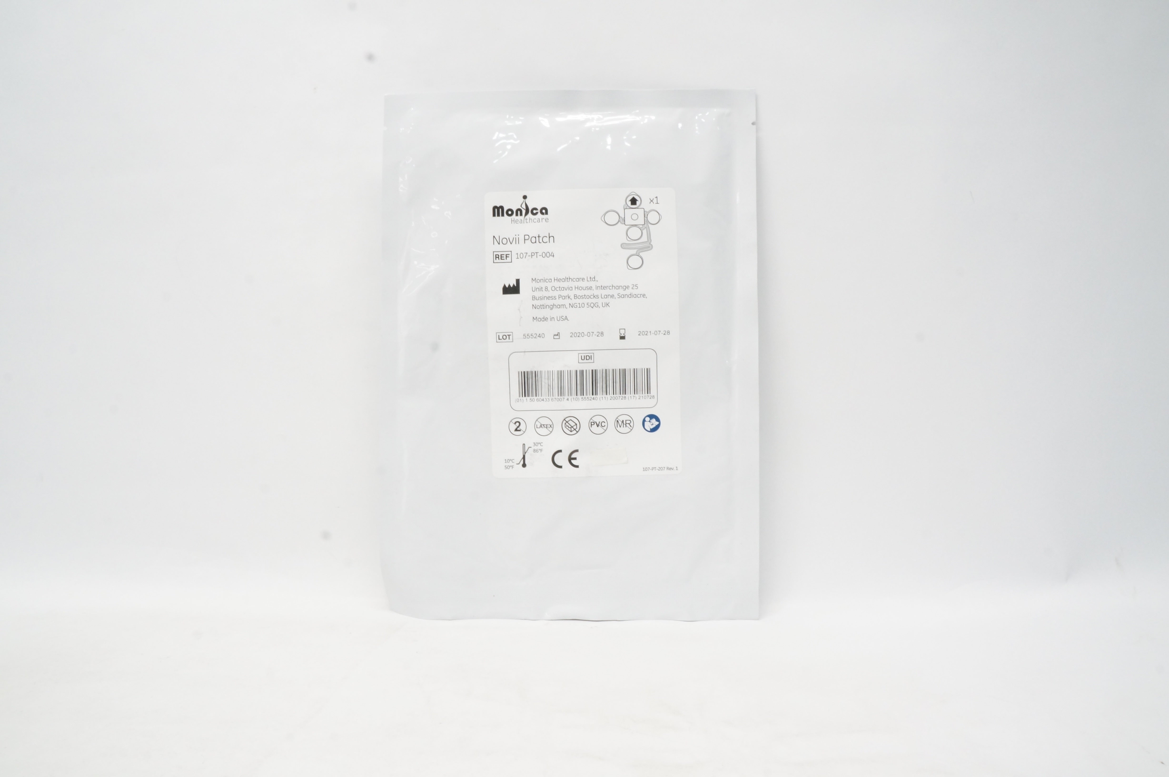 Monica Healthcare 107-PT-004 Novii Patch (x)