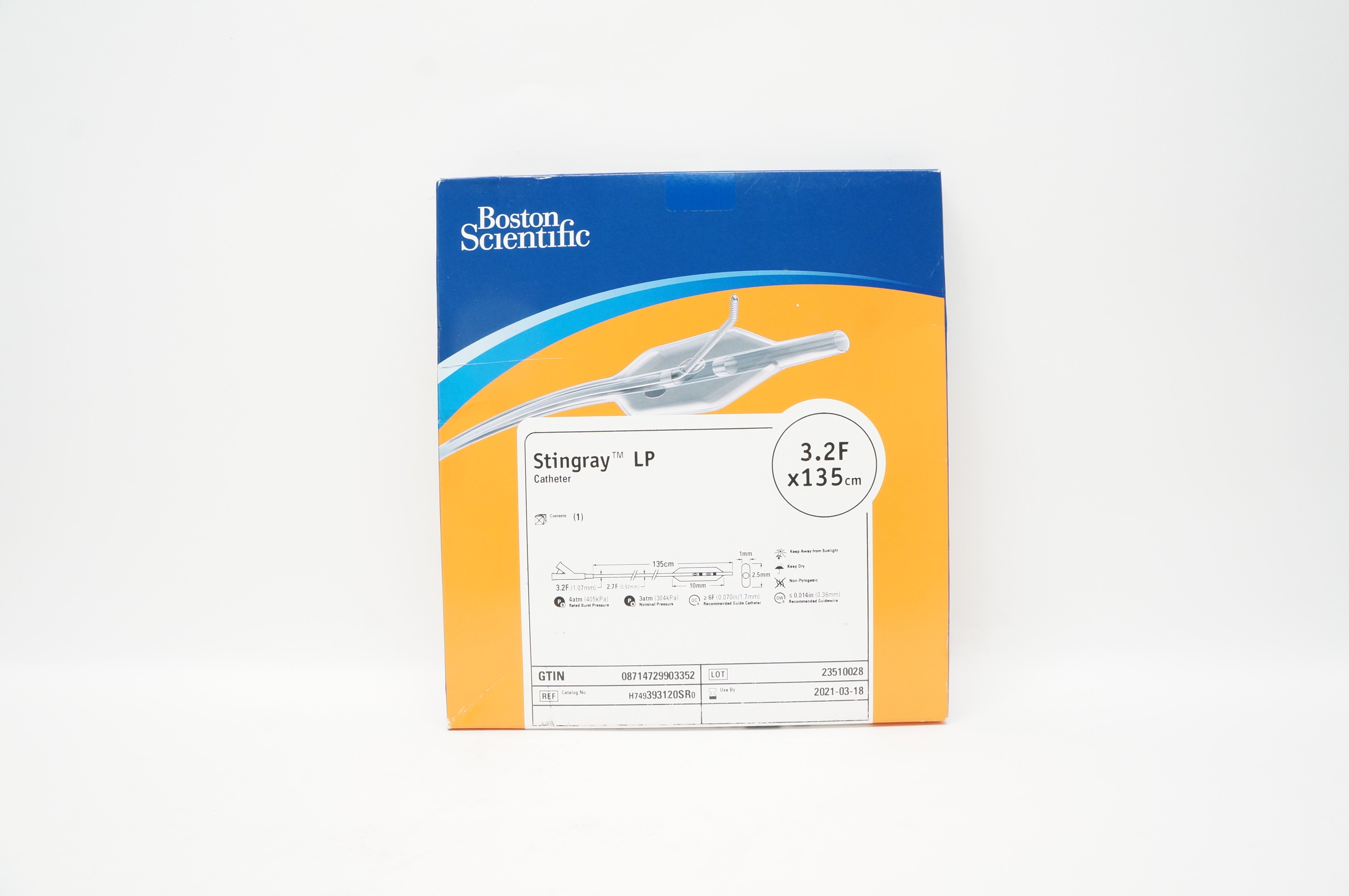 Boston Scientific H749393120SR0 Stingray LP Cath. 3.2F x 135cm (x)