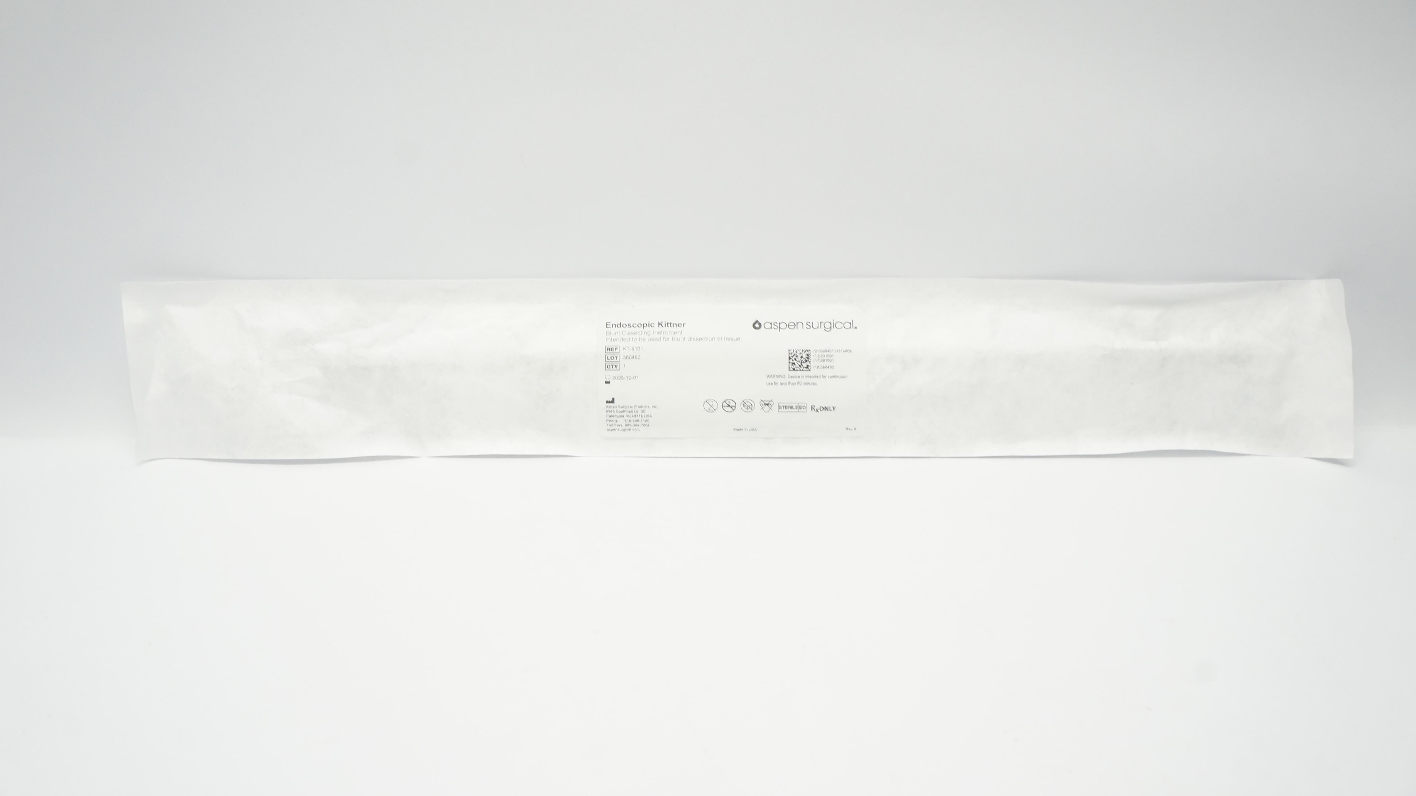 Aspen KT-9101 Endoscopic Kittner Blunt Dissecting Instrument