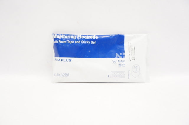 3M V2560 Novaplus Monitoring Electrode w/Foam Tape & Sticky Gel - Pack of 50 (x)