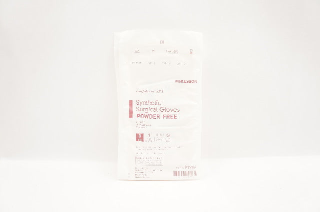 McKesson 919VA Confiderm SPT Synthetic Powder-Free Surgical Gloves, Size 9 (x)