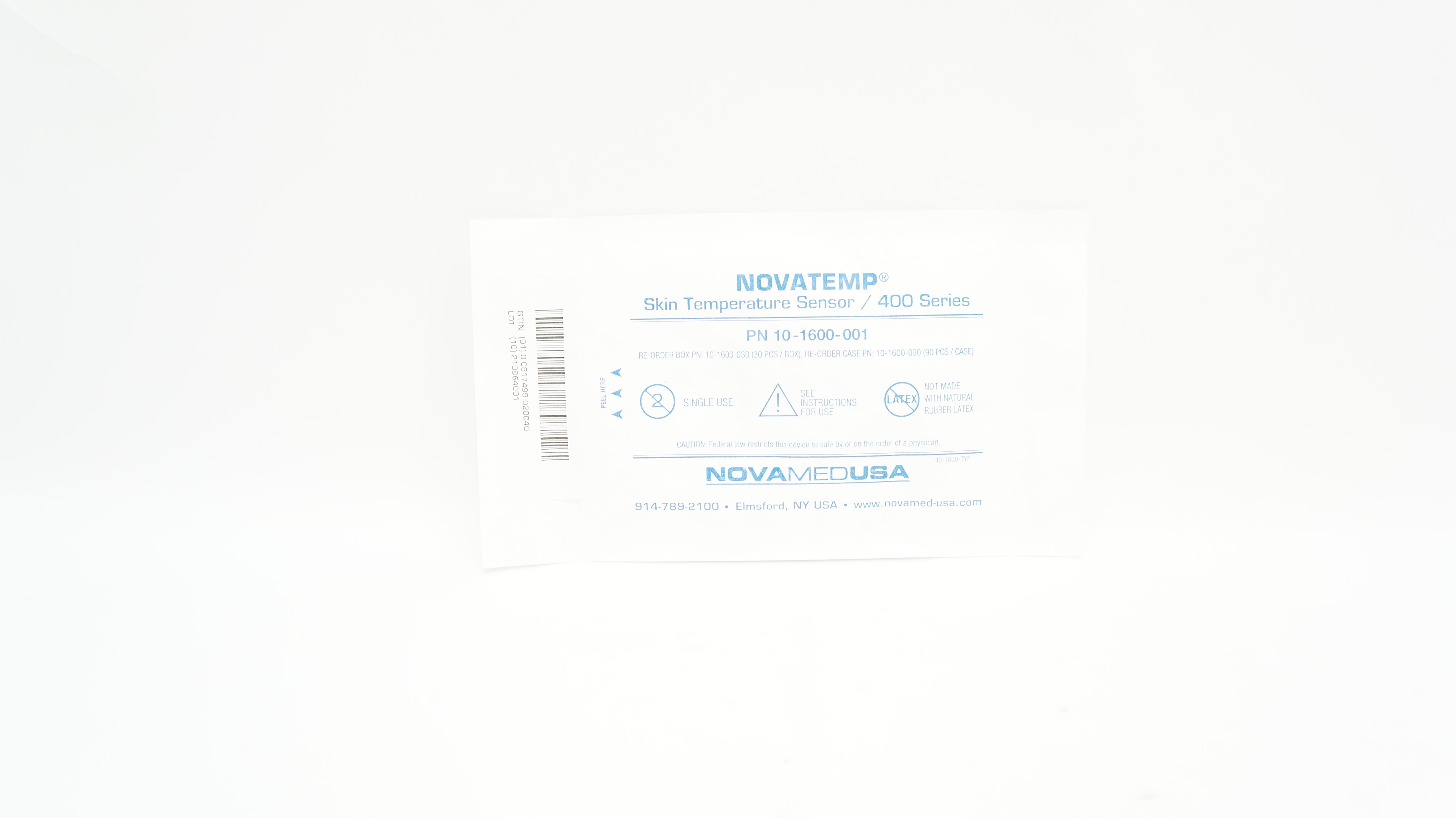 Novamed 10-1600-001 Novatemp Skin Temperature Sensor / 400 Series