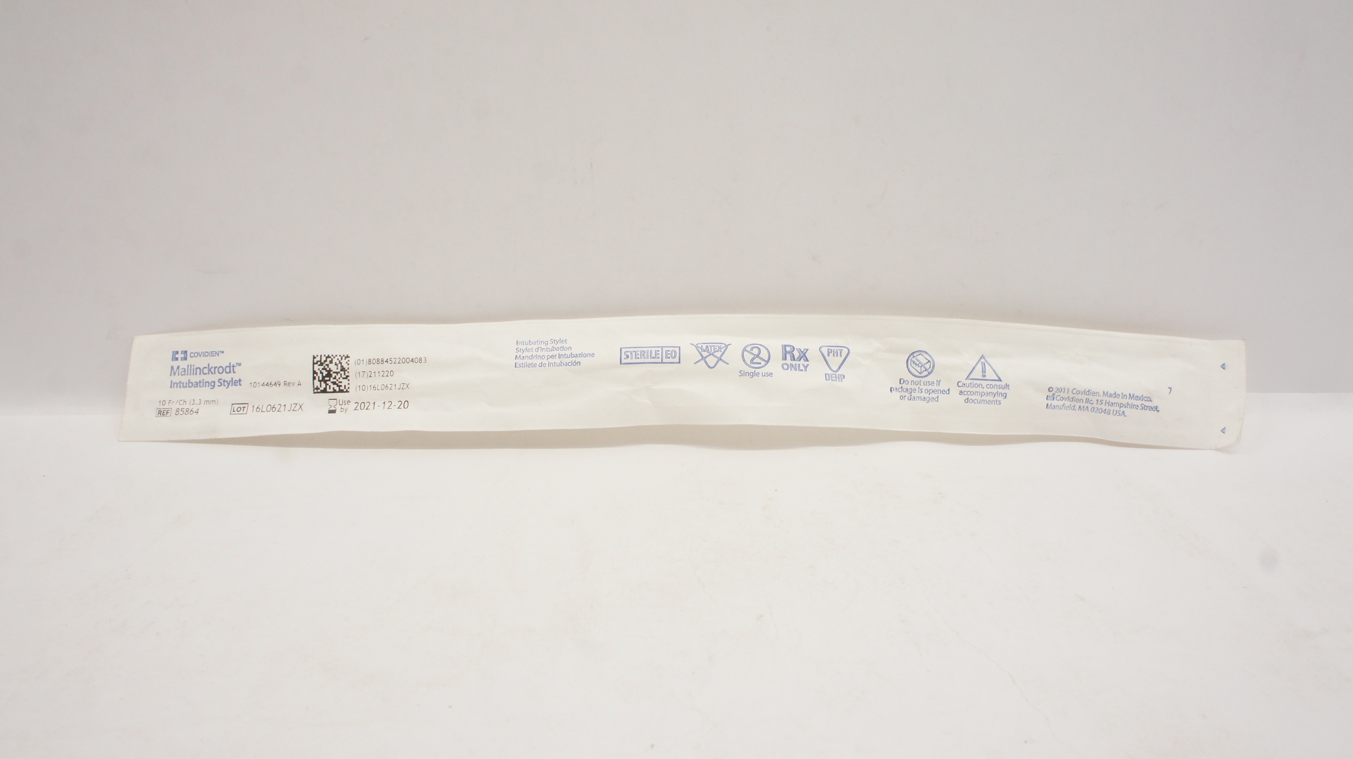 Covidien 85864 Shiley Intubating Stylet 10Fr/Ch (x)
