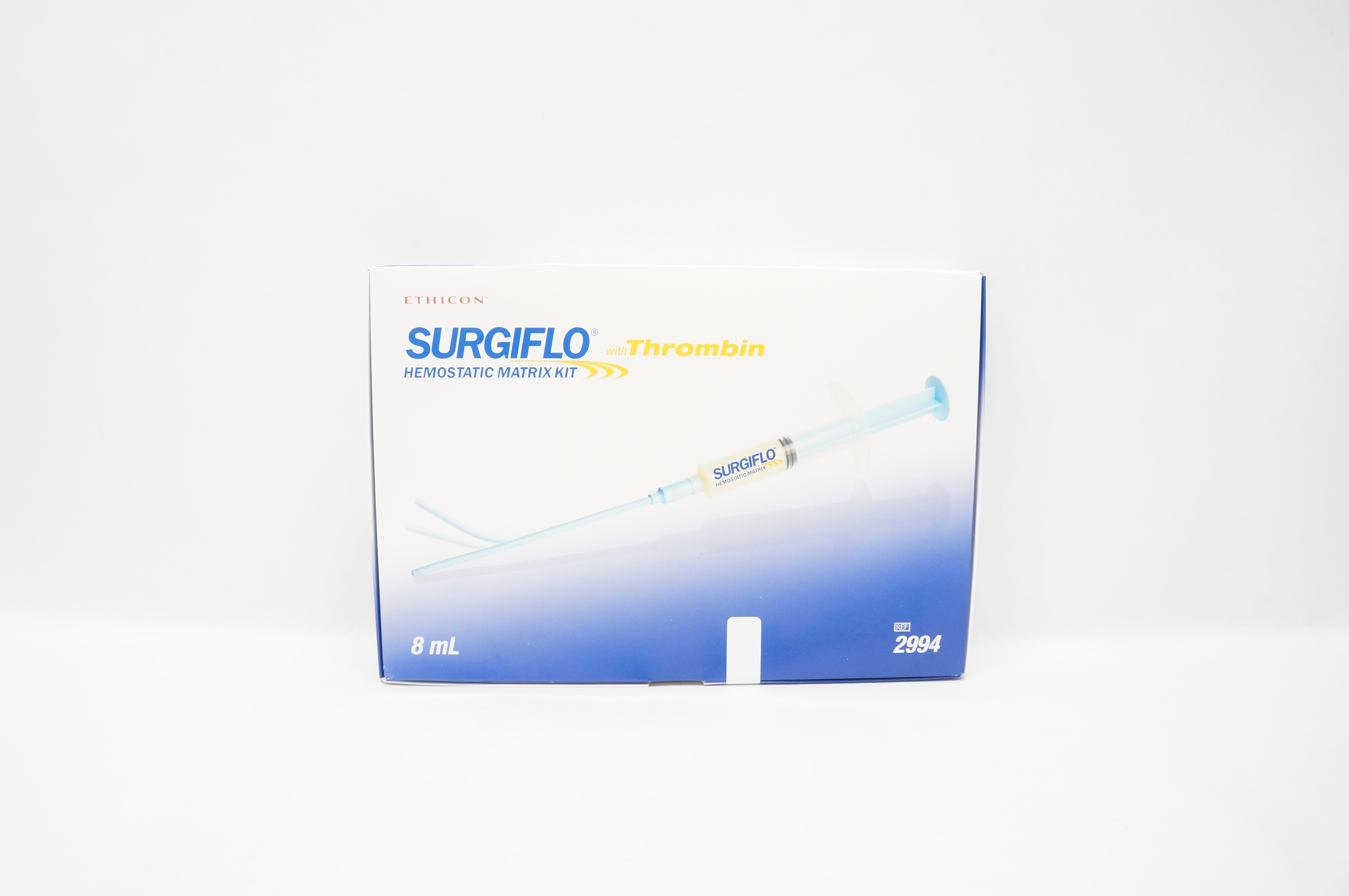 Ethicon 2994 Ferrosan Surgiflo with Thrombin Hemostatic Matrix Kit 8 mL (x)