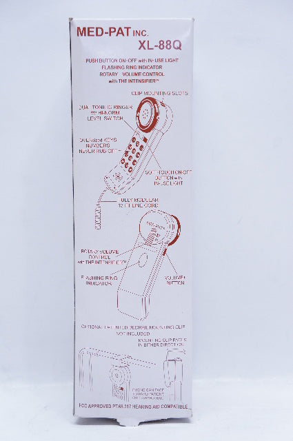 MedPat XL-88Q Push Button On-Off with In-Use Light Flashing Ring Indicator