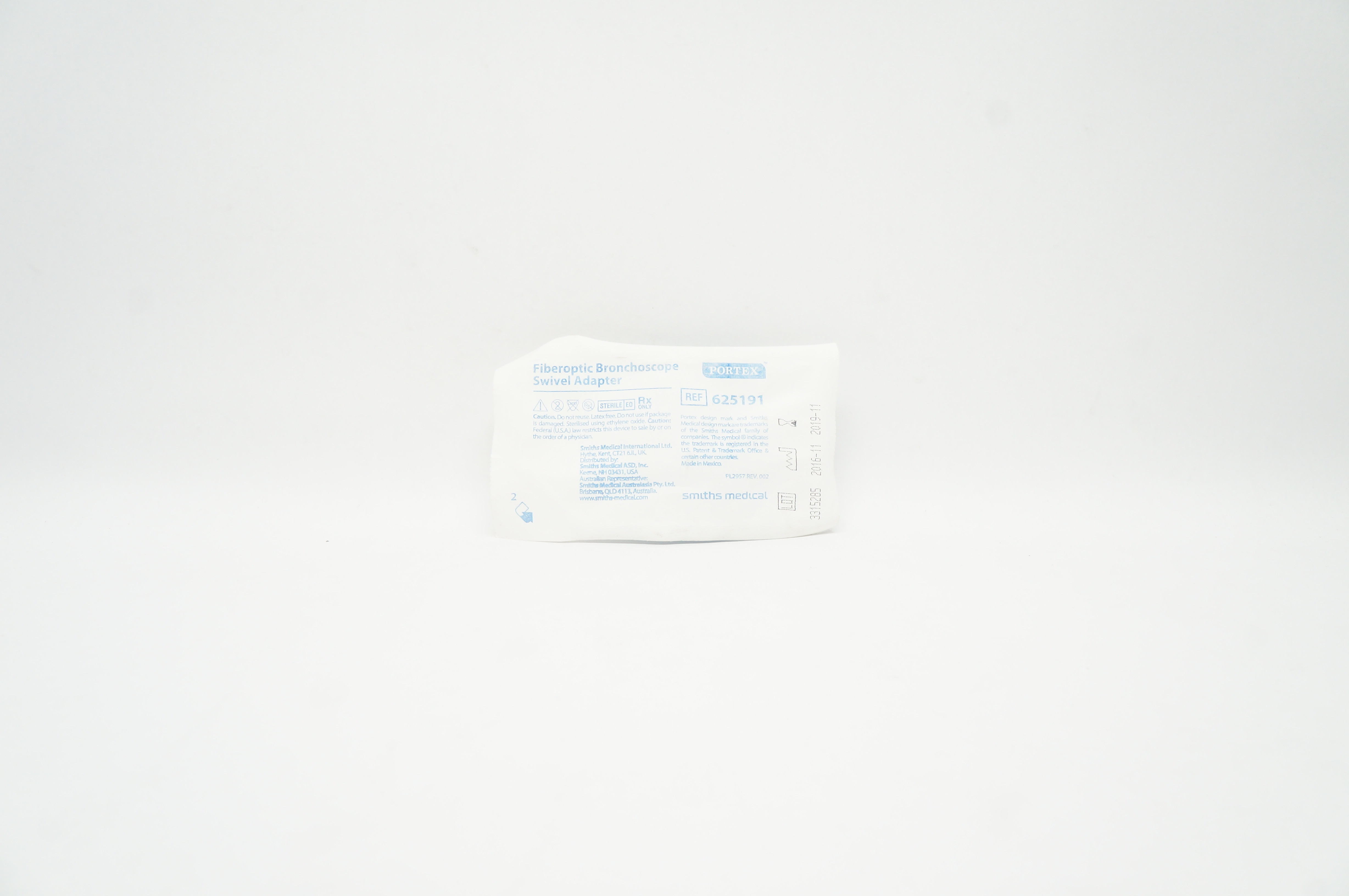 Smiths Medical 625191 Portex Fiberoptic Bronchoscope Swivel Adapter (x)