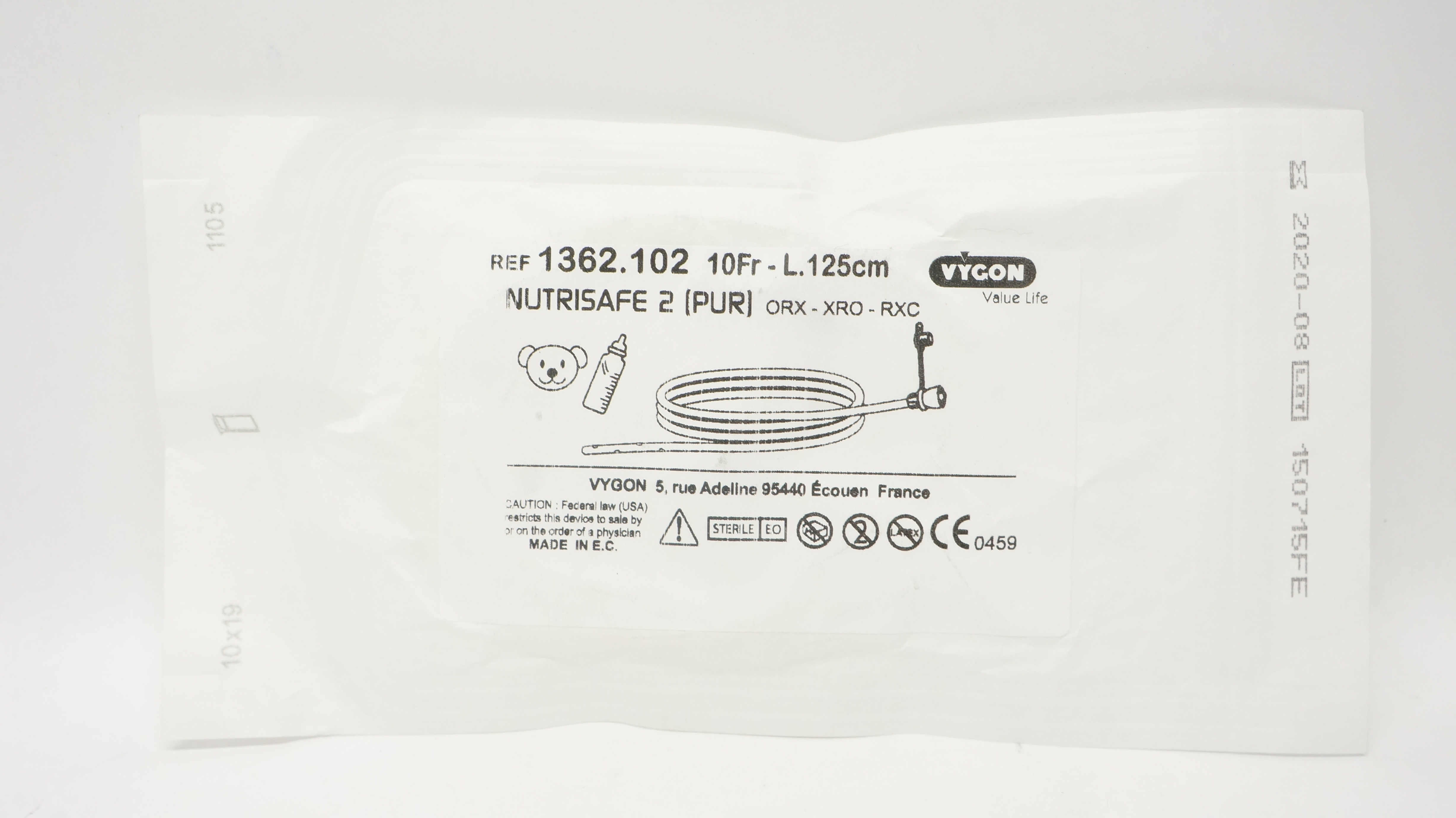 Vygon 1362.102 Nutrisafe 2 (PUR) ORX-XRO-RXC 10Fr.-L.125cm (x)