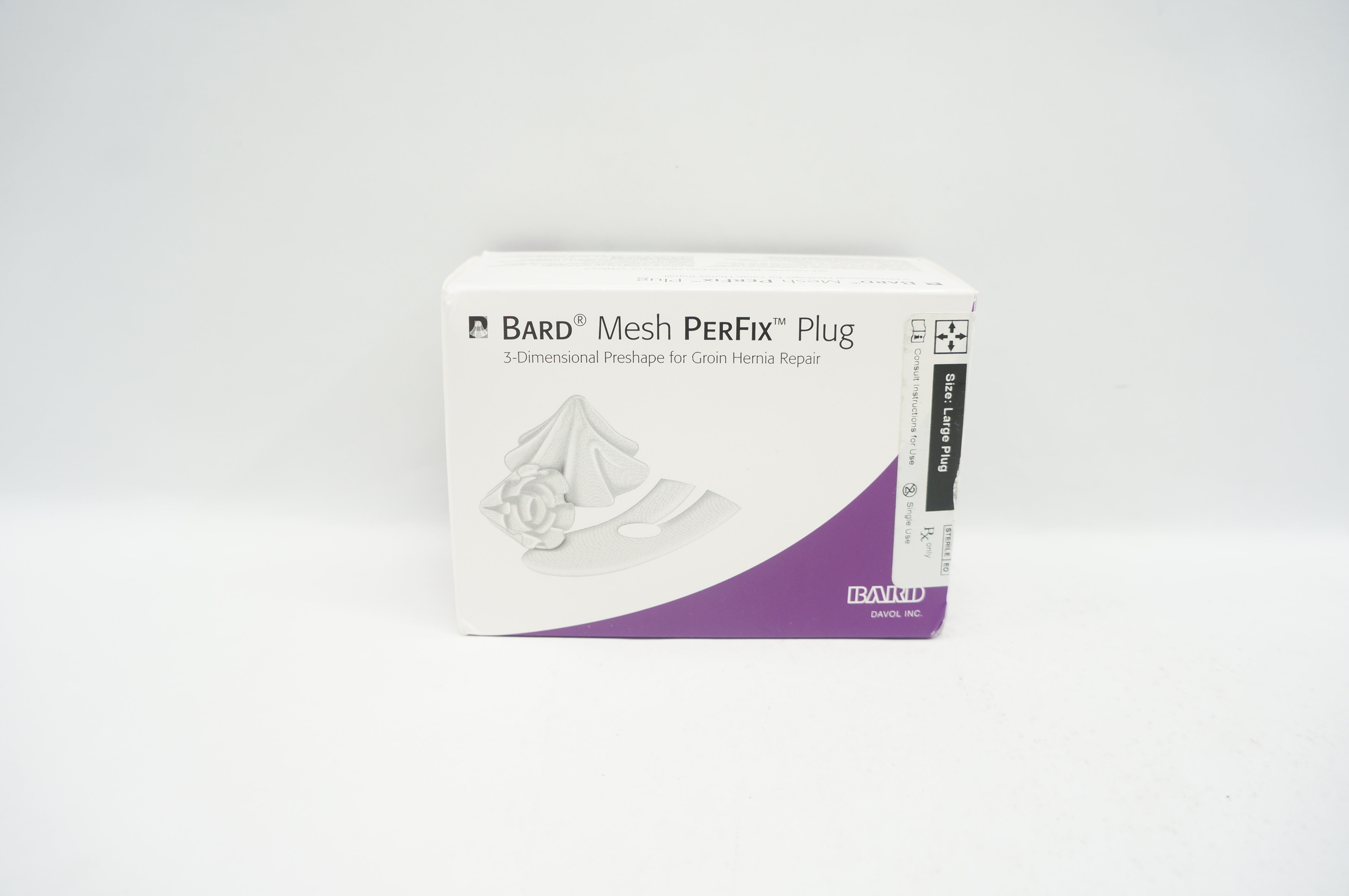 Bard 0112770 Mesh PerFix Plug Monofilament Knitted Polypropylene L - Box of 2(x)