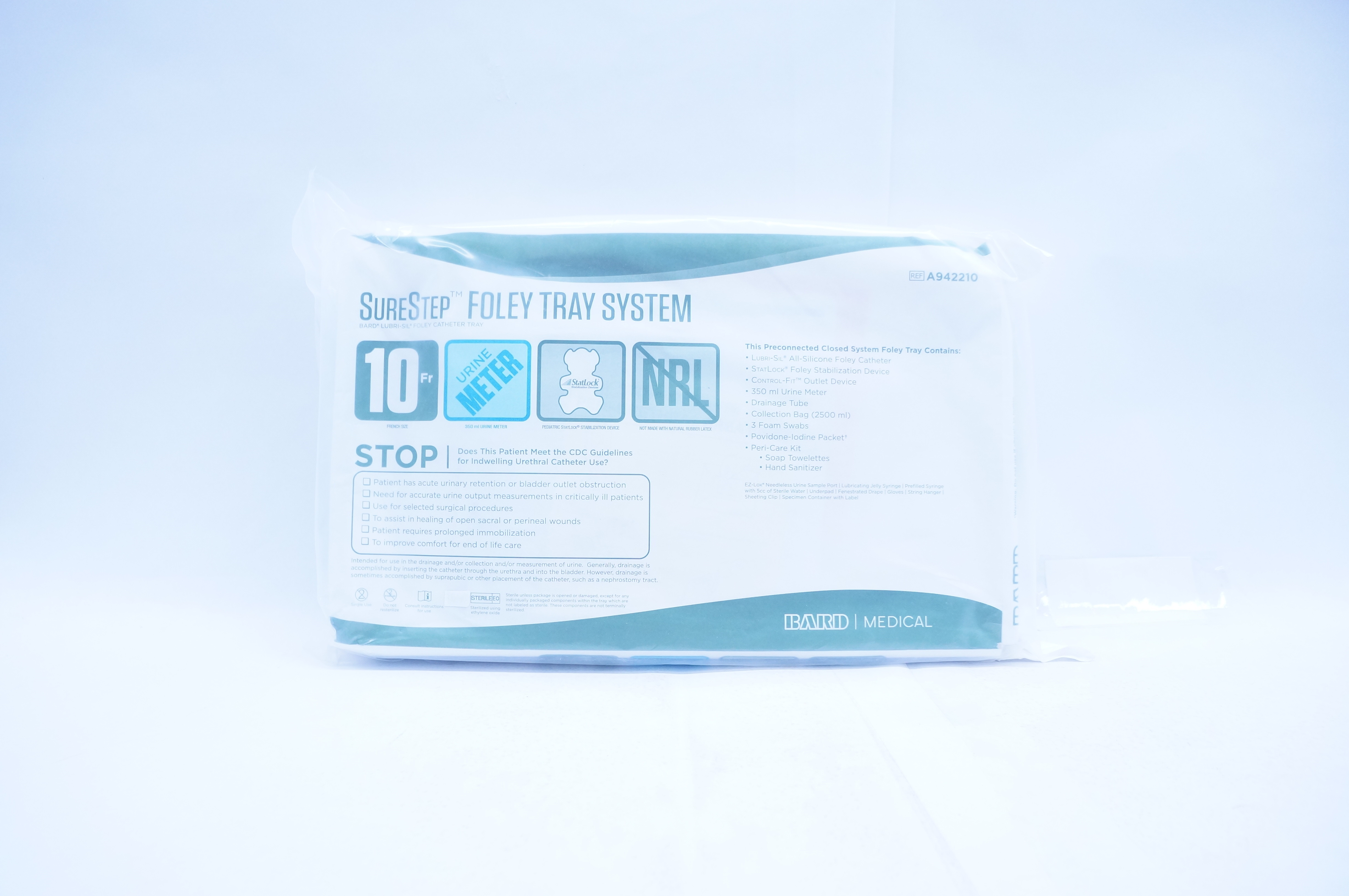 Bard A942210 SureStep Foley Tray System 10Fr. (x)