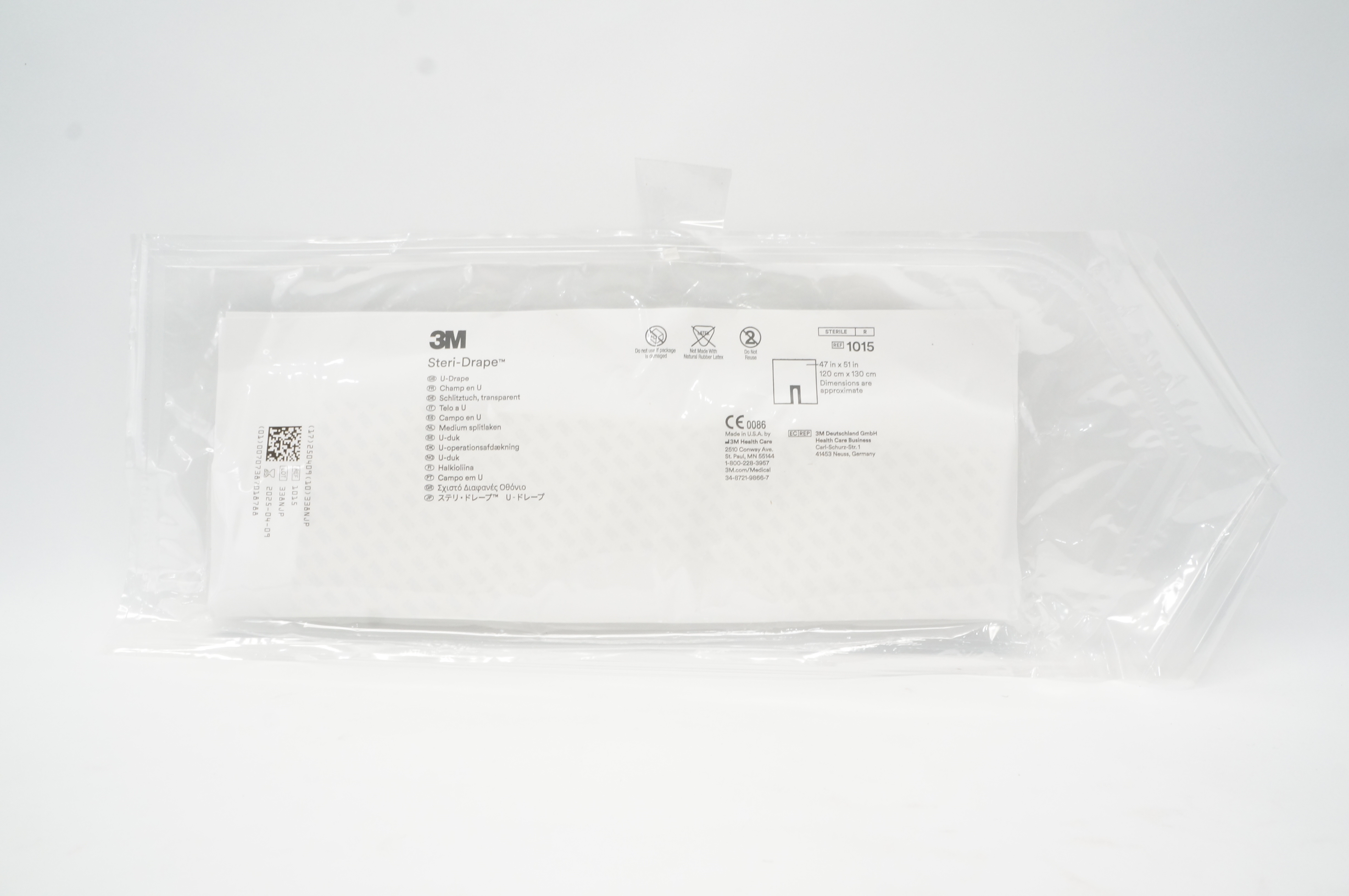 3M 1015 Steri-Drape U-Drape 47inch x 51inch