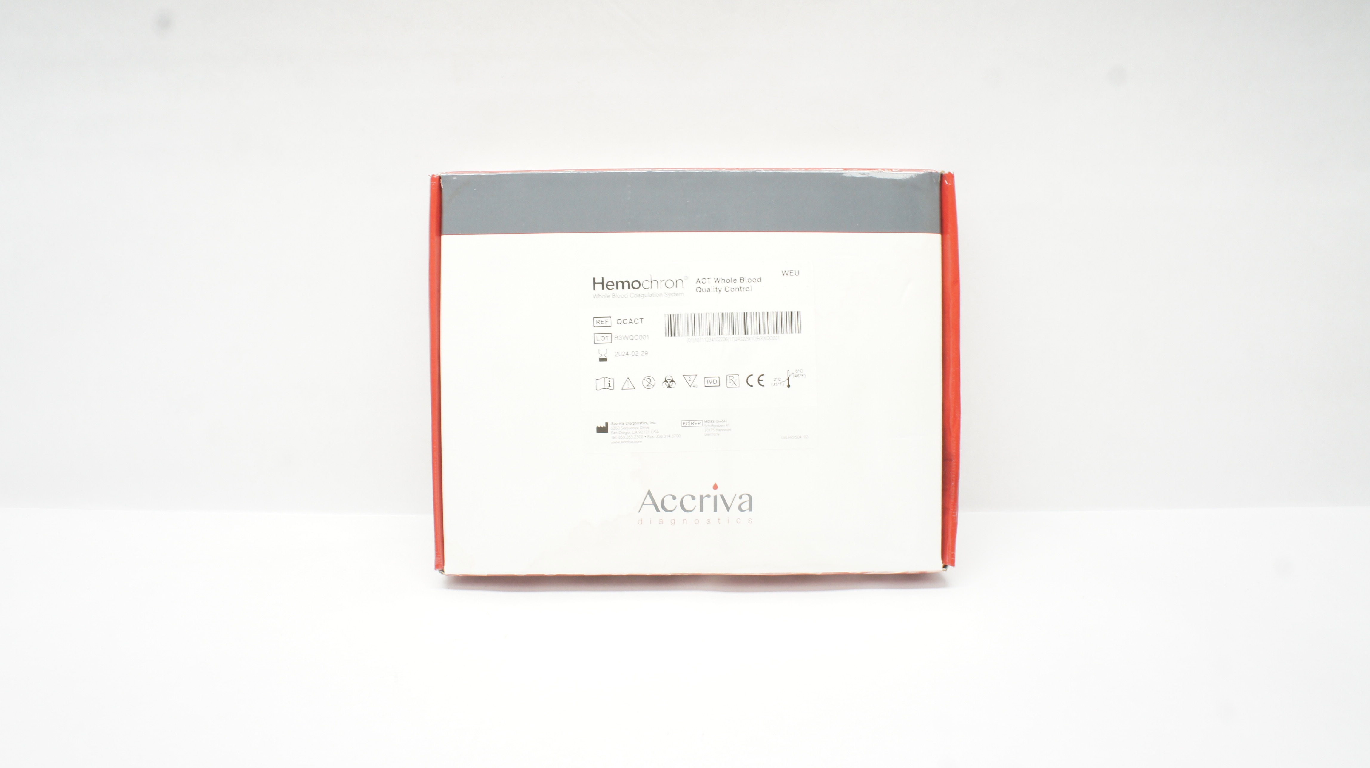 Accra QCACT Hemochron ACT Whole Blood Quality Control (x)