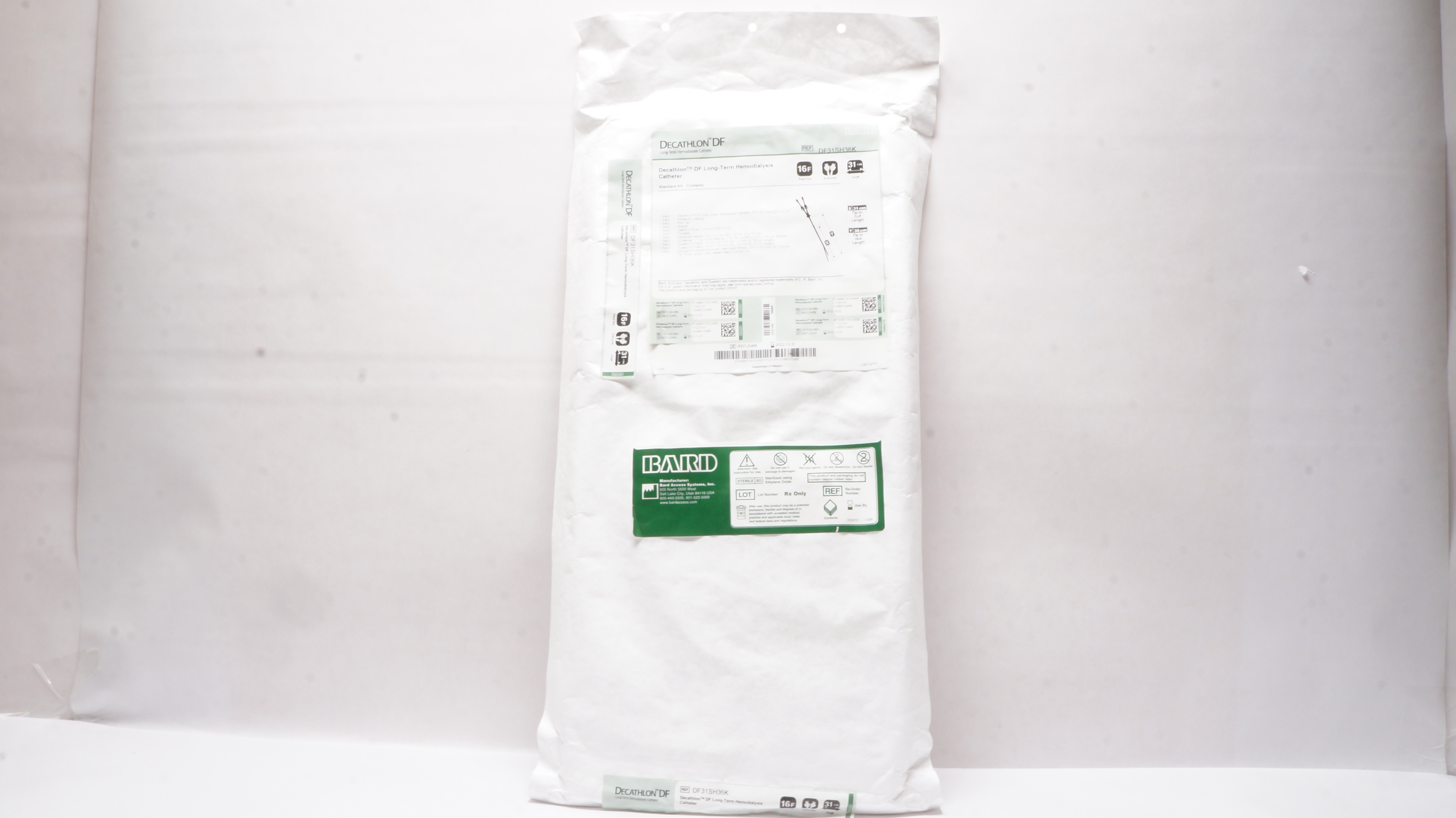 Bard DF31SH36K Decthlon DF Long-Term Hemodialysis Catheter 16F 31cm (x)