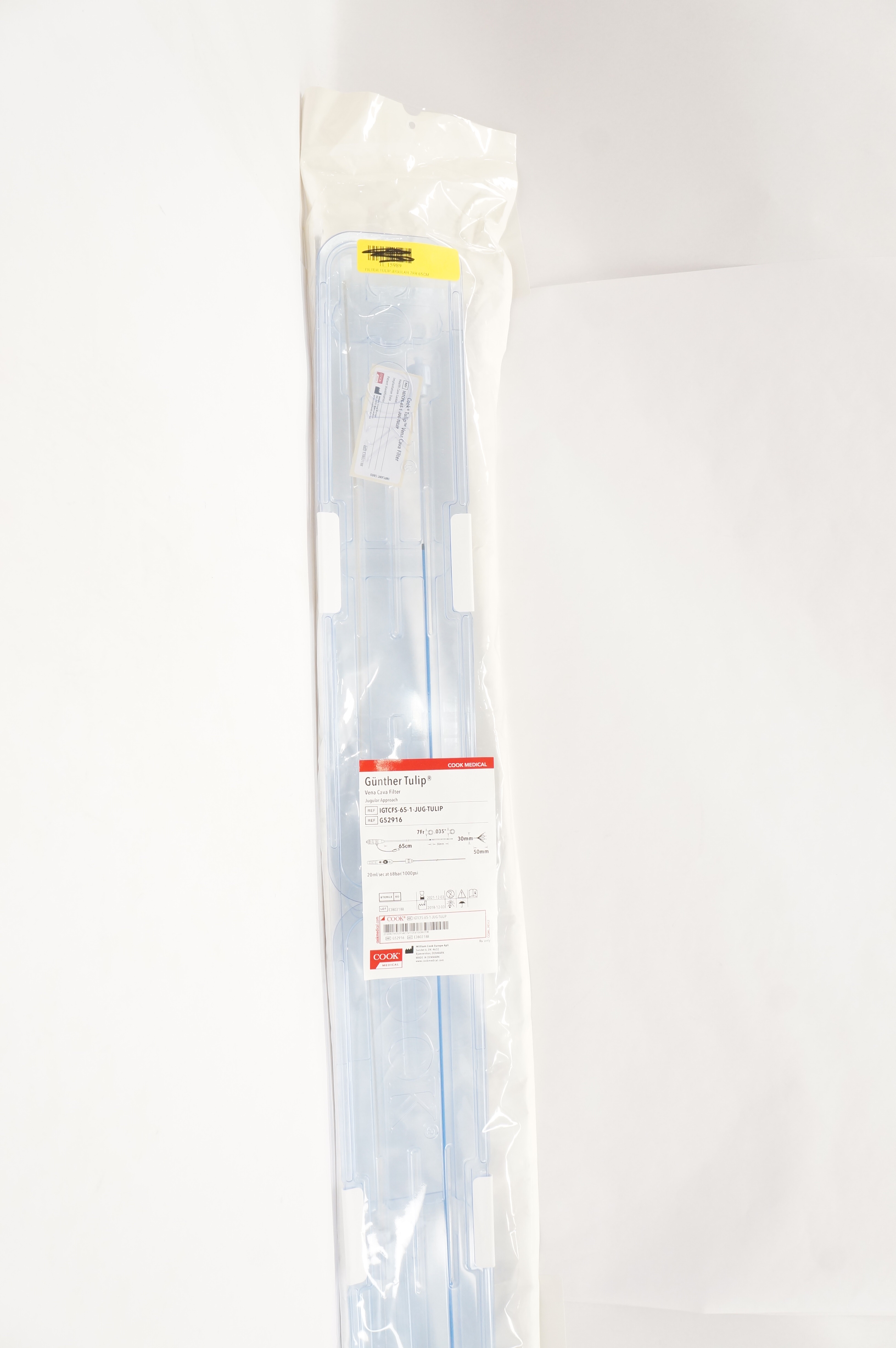 Cook Medical G52916 Vena Cava Filter Gunther Tulip 7Fr x 0.035in (x)