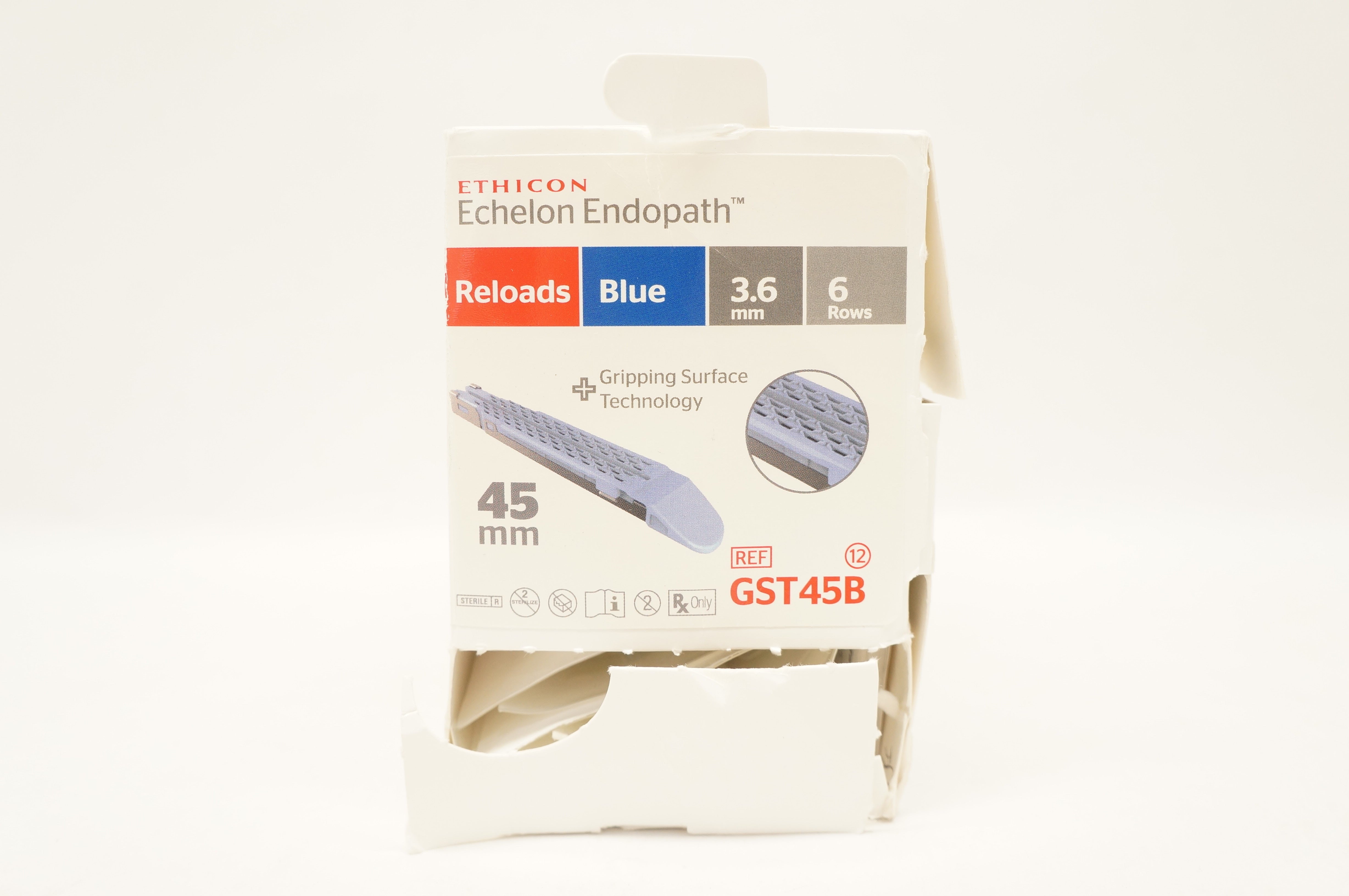 Ethicon GST45B Echelon Endopath Reload 45mm Staple Line 3.6mm (x) - Box of 12
