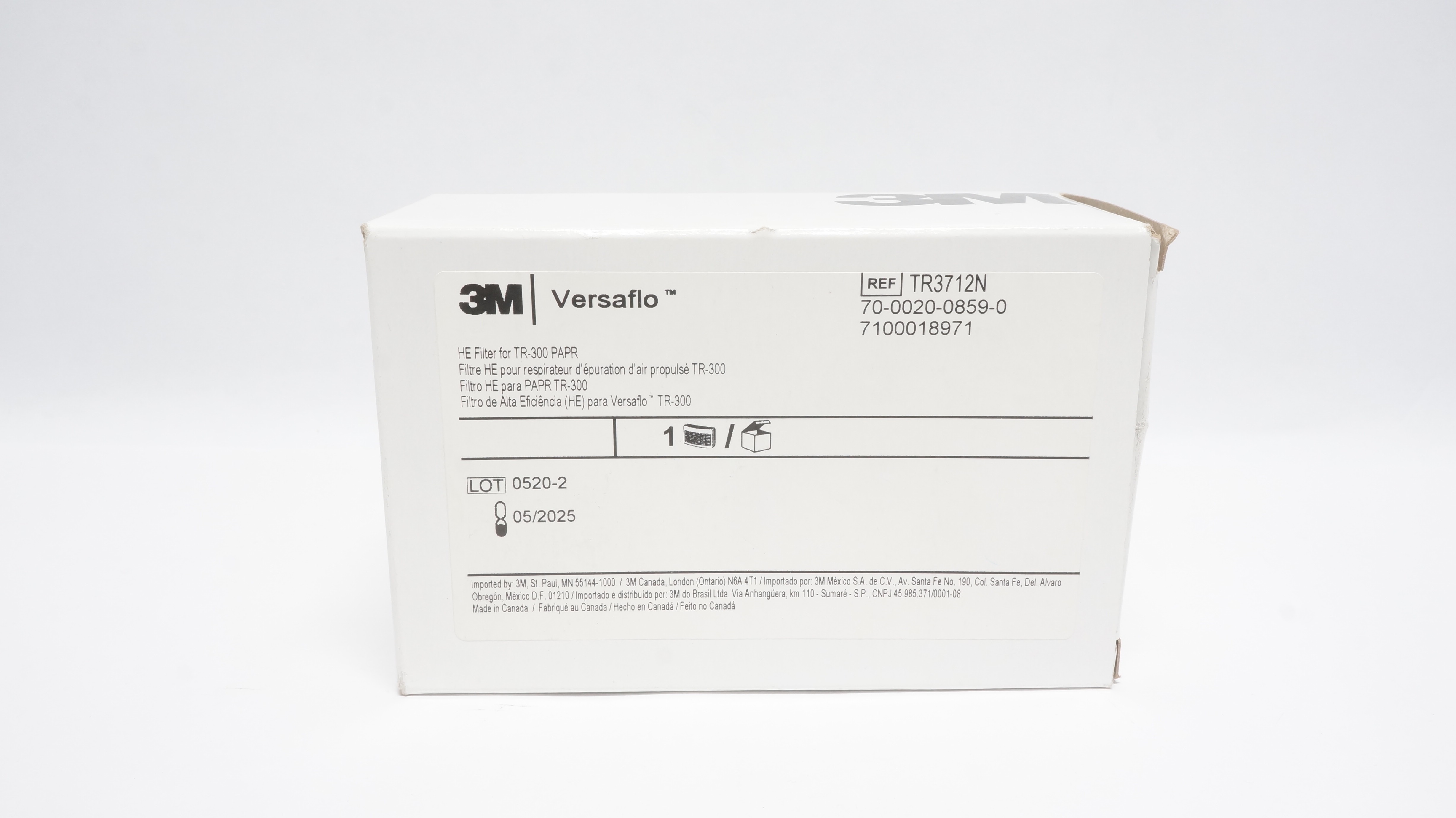 3M TR3712N Versaflo HE Filter for TR-300 PAPR (x)
