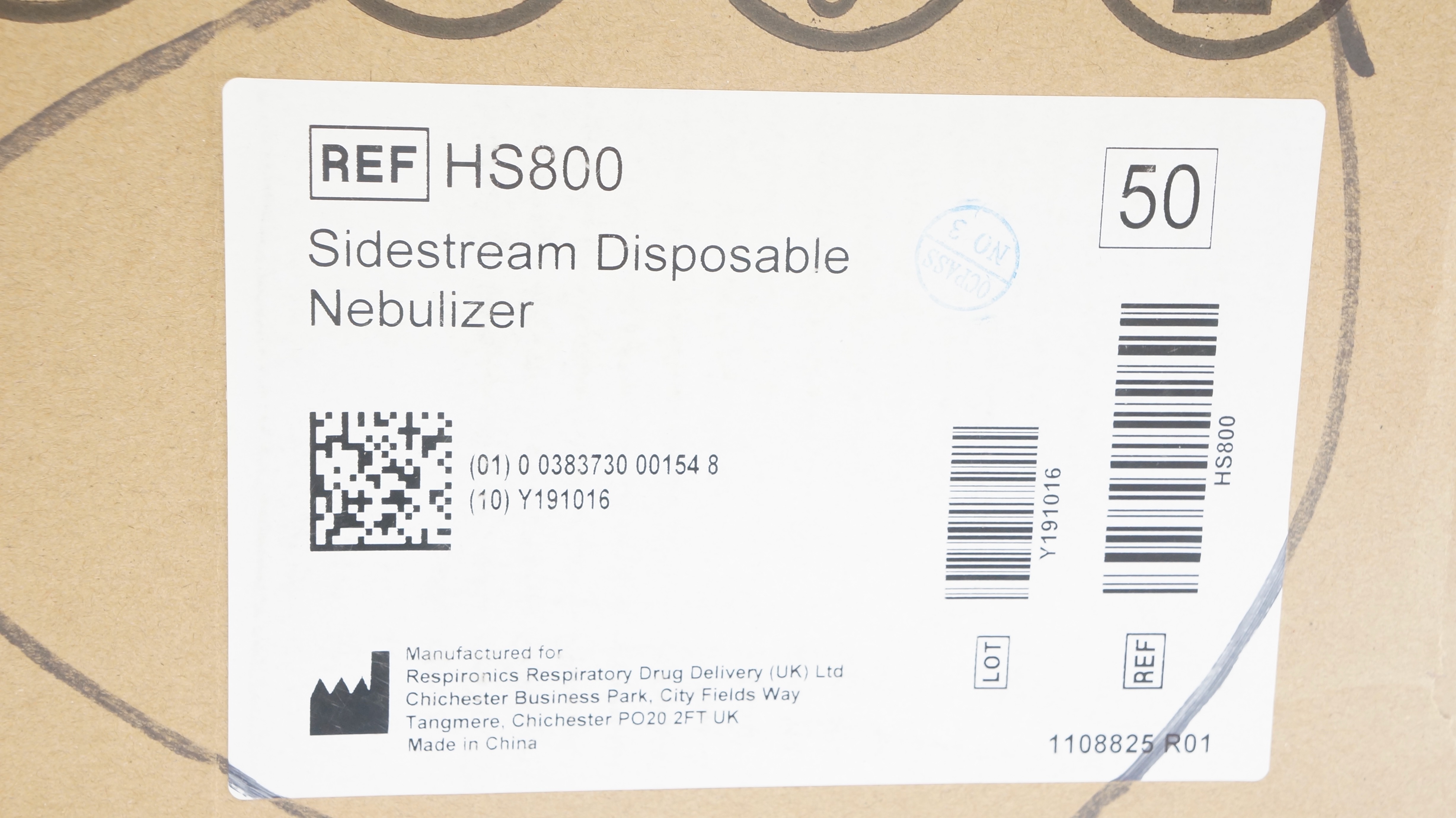 Philips HS800 Respironics SideStream Disposable Nebulizer - Box of 50