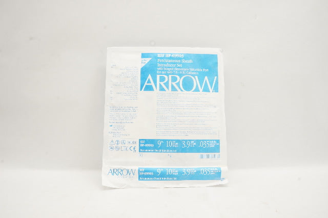 Arrow HP-09903 Percutaneous Sheath Introducer Set 9Fr 10cm 3.9mm .035inch (x)