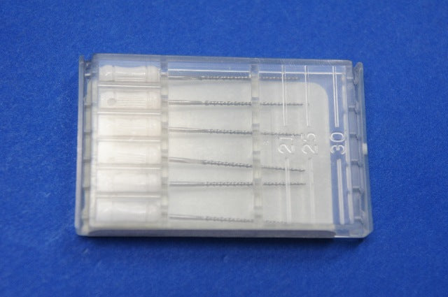 File, Pulp Canal, Dental, Rhomboidal No. 45, 25mm Long ~ Pack of 6