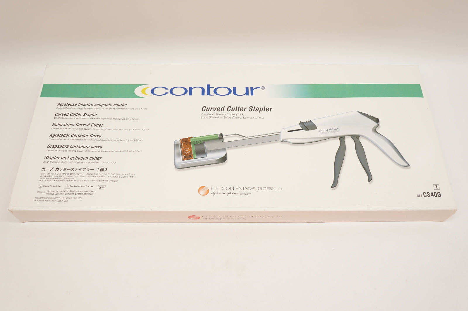 Ethicon CS40G Contour Curved Cutter Stapler (x)