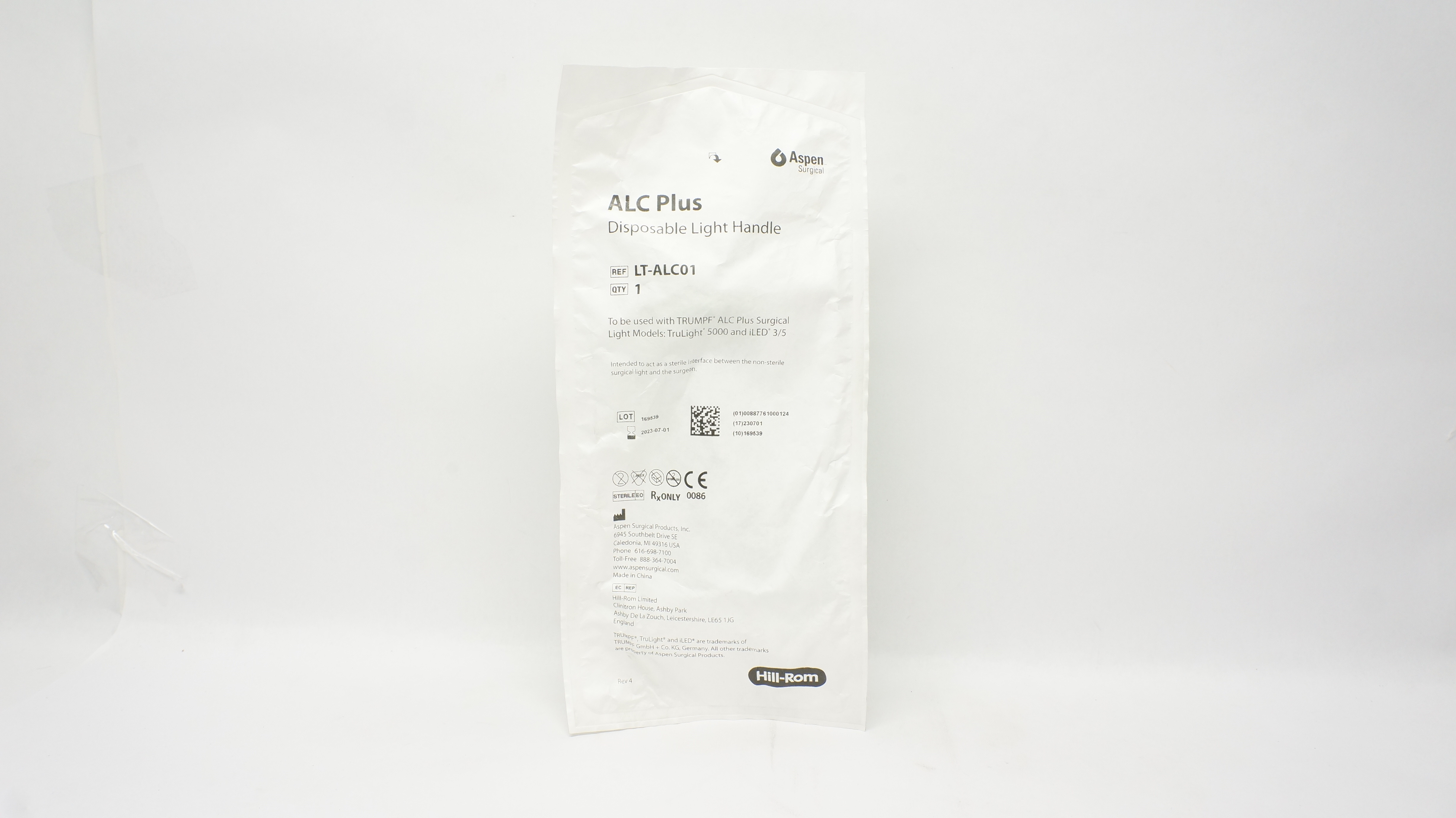 Aspen Surgical LT-ALC01 ALC Plus Disposable Light Handle