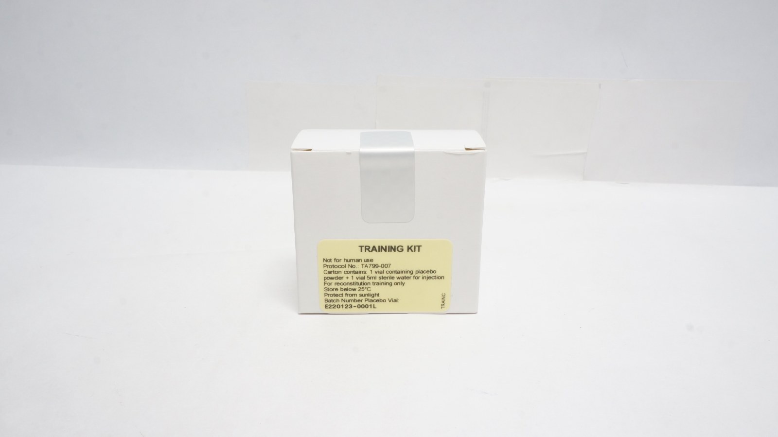 Training Kit TA799-007 Placebo Powder & Sterile Water