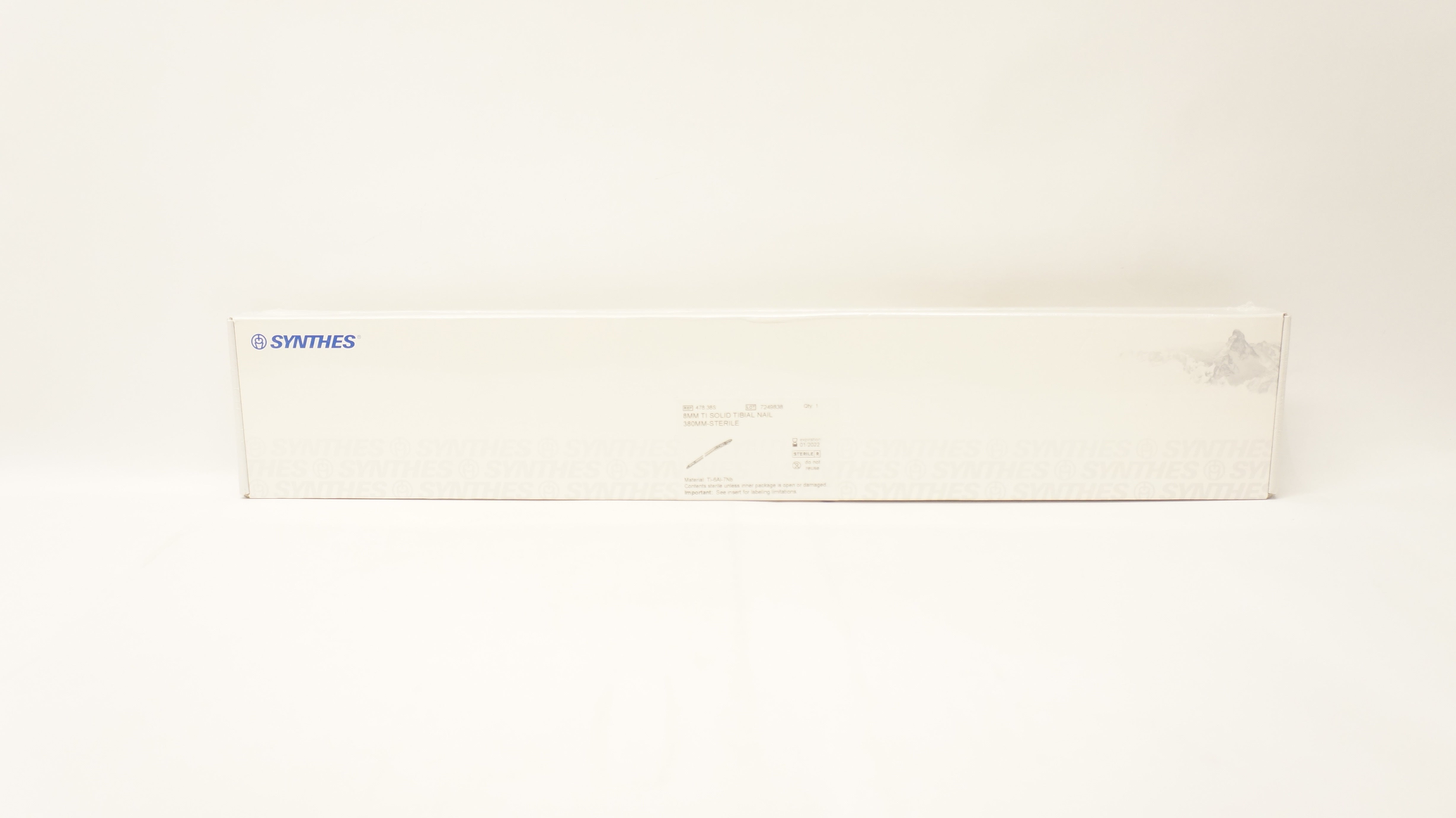 Synthes 478.38S 8mm Ti Solid Tibial Nail 380mm