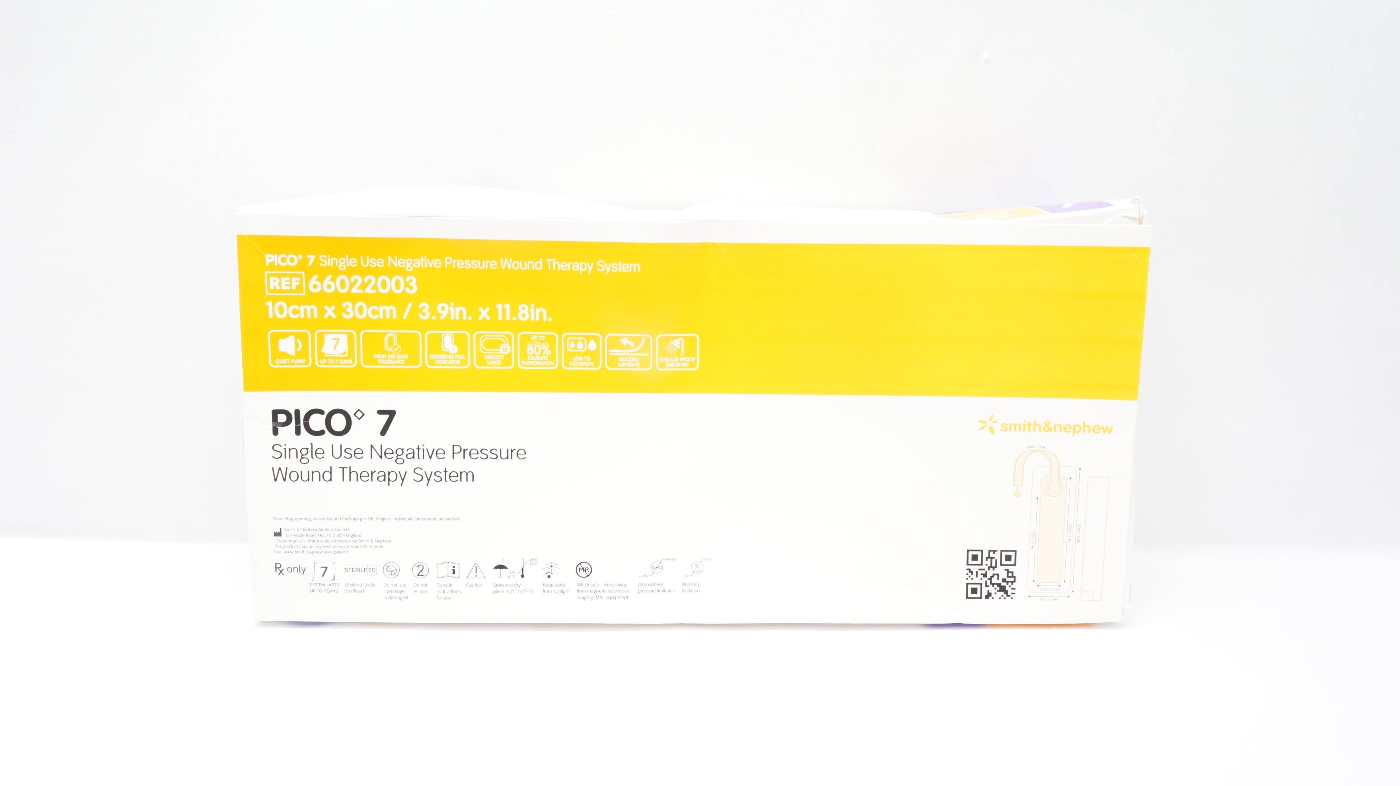 Smith&Nephew 66022003 PICO 7 Negative Pressure System 3.9in x 11.8in-Box of 2(x)