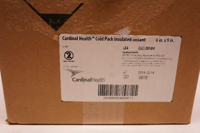 Cardinal Health 20104 Cold Pack Insulated Instant 6inch x 9inch - Box of 24