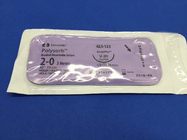 Covidien GLS-123 Polysorb, V-20 Taper, 30