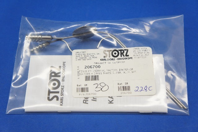 Karl Storz 206700 Fisch Cylindrical Suction Irrigation Suction+Irrig Tubes 1.9mm