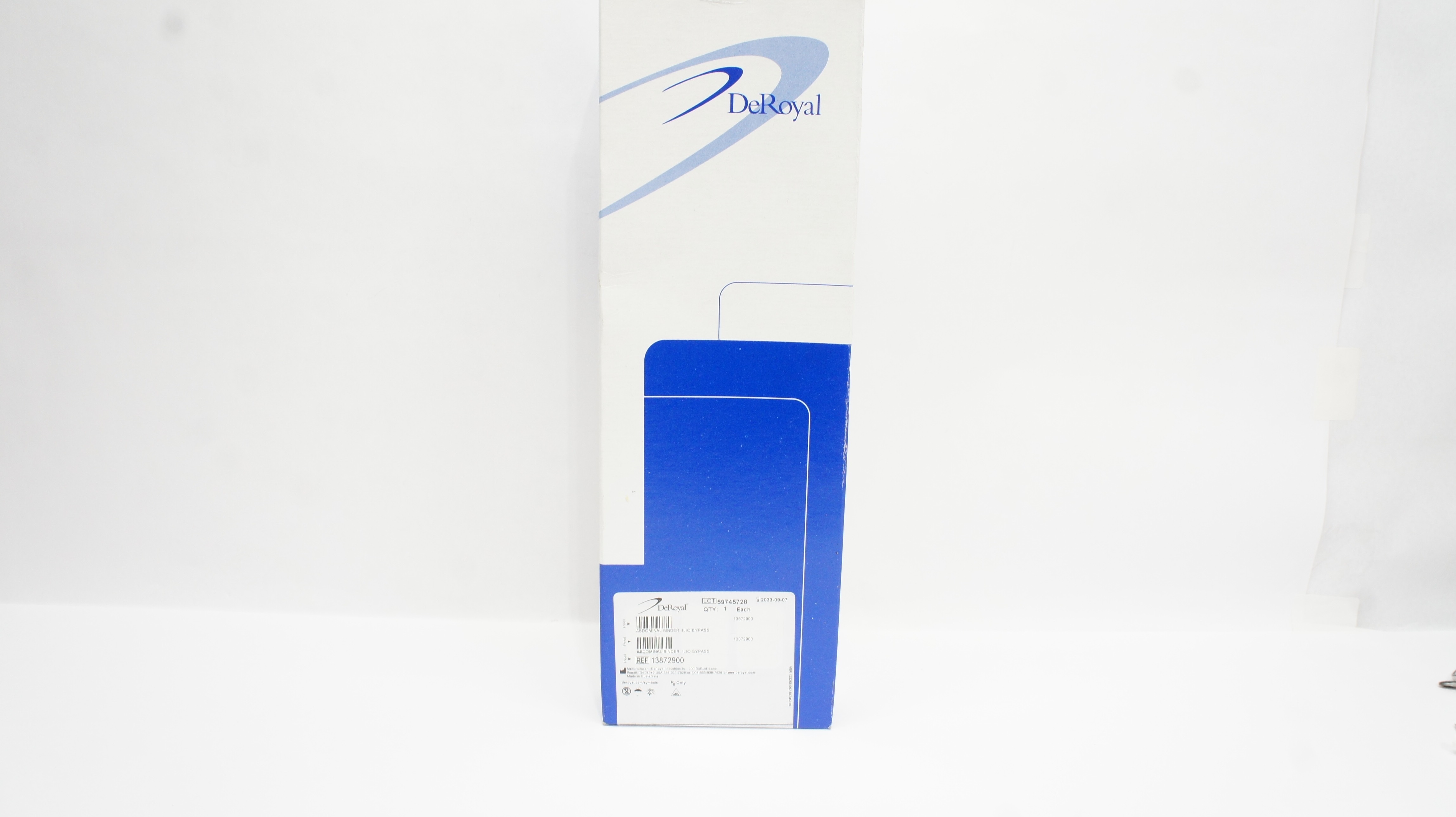 DeRoyal 13872900 Abdominal Binder ILIO Bypass, Universal/X-Long, 15inch