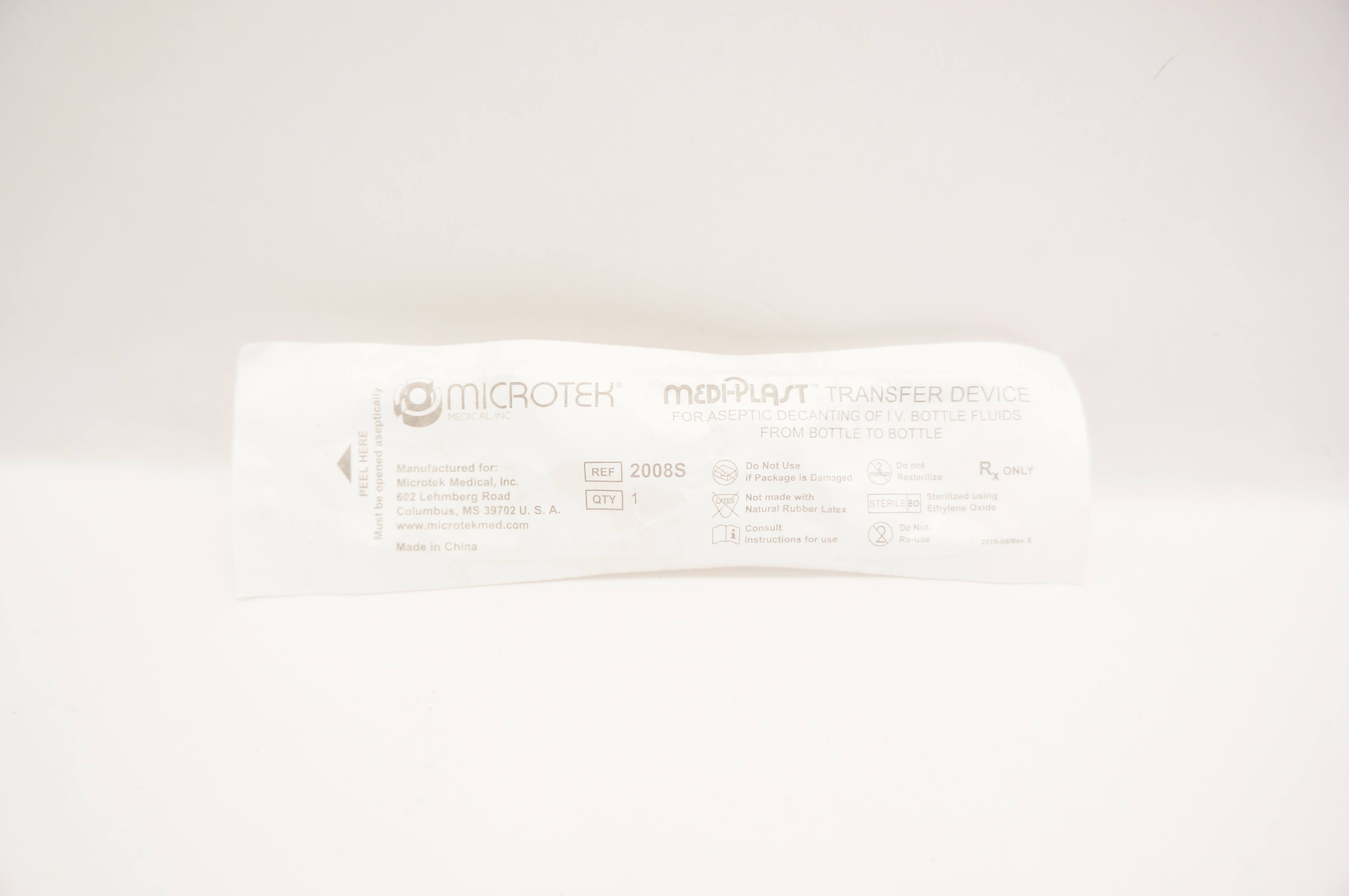 Microtek 2008S Medi-Plast Transfer Device